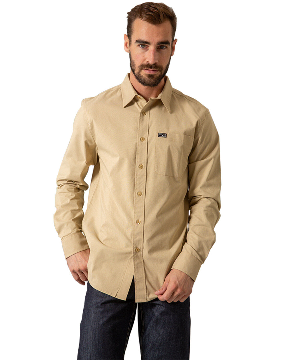 Kimes Ranch Men's Linville Long Sleeve Button Down Western Shirt