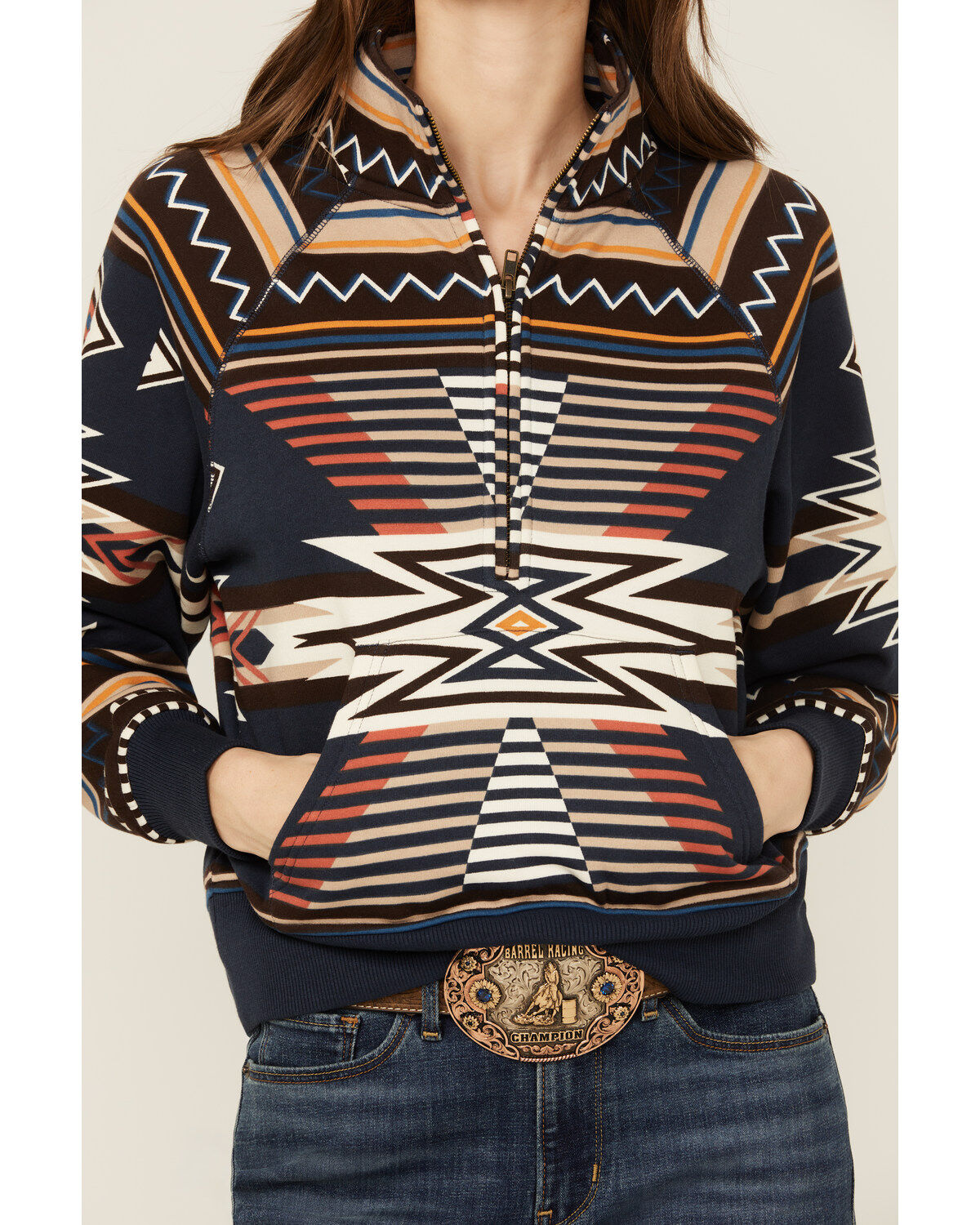 Shyanne Women's Southwestern Print Pullover