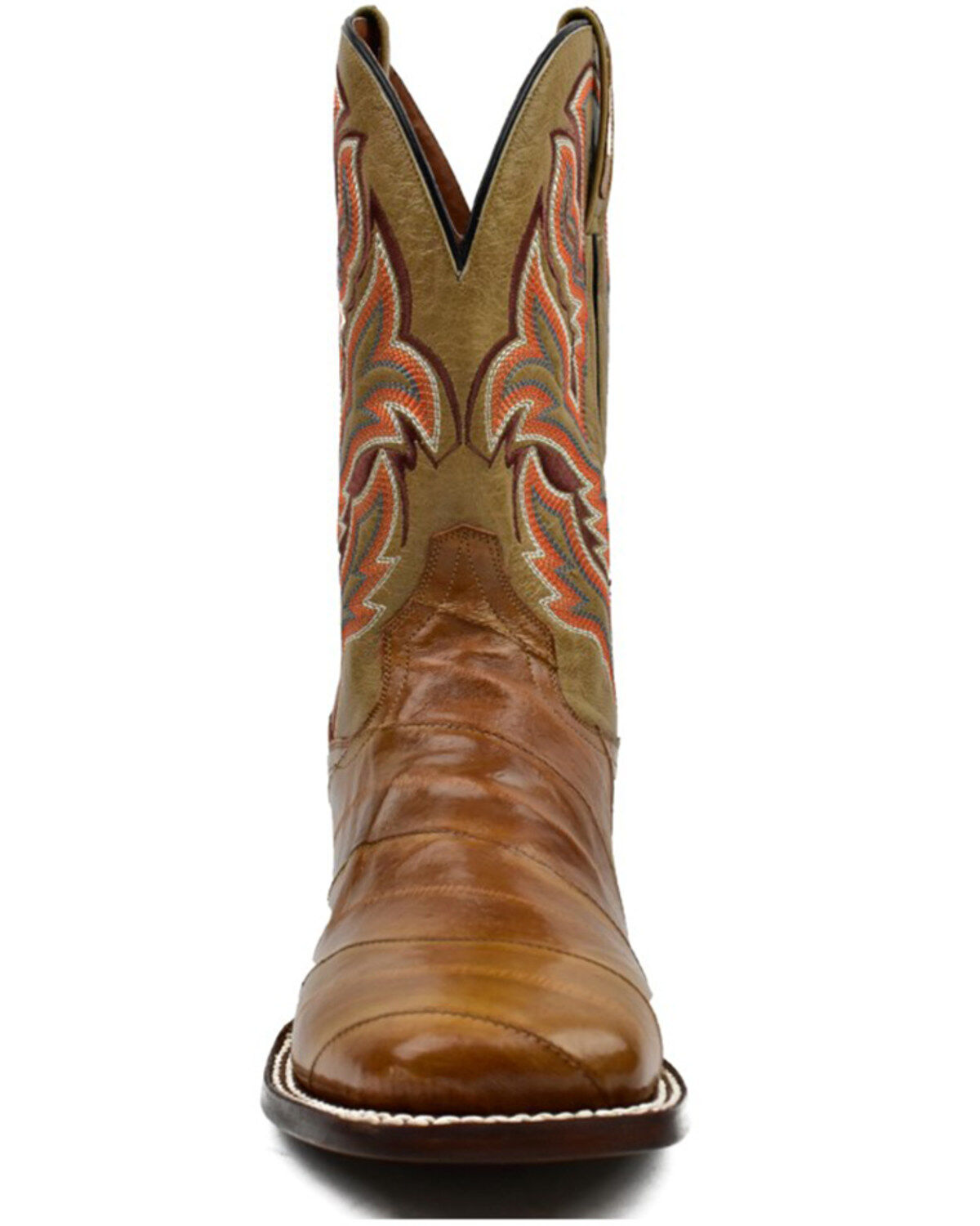 Dan Post Men's Eel Exotic Western Boots - Broad Square Toe