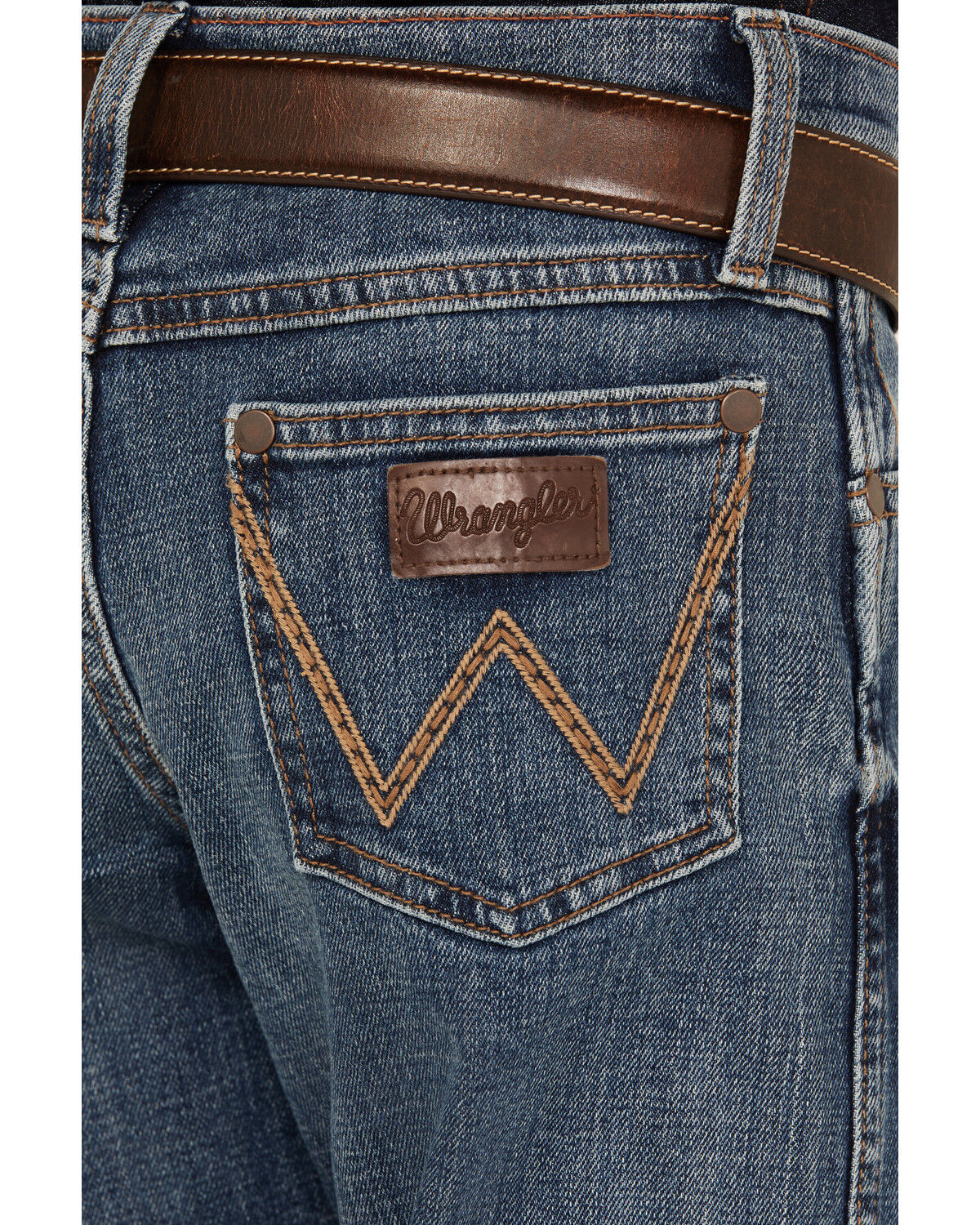 Wrangler Retro Boys' Medium Wash Relaxed Bootcut Stretch Denim Jeans