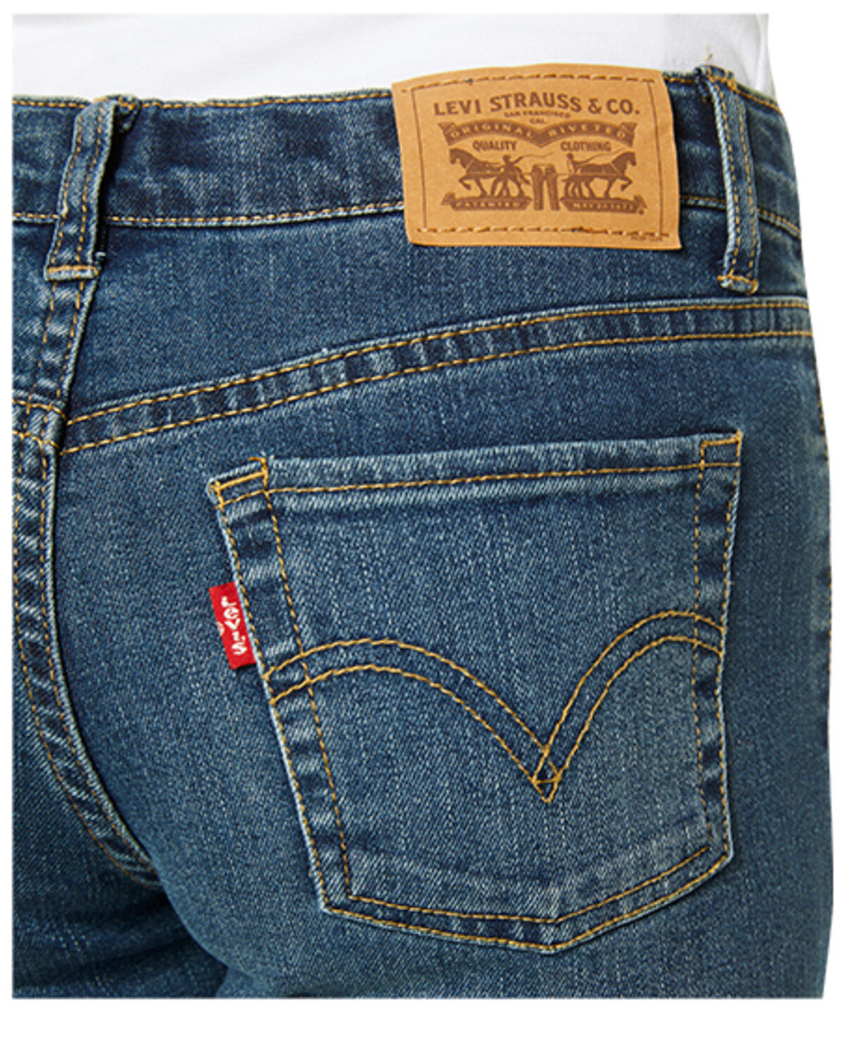 Levi's Little Girls' Classic Dark Wash Bootcut Jeans