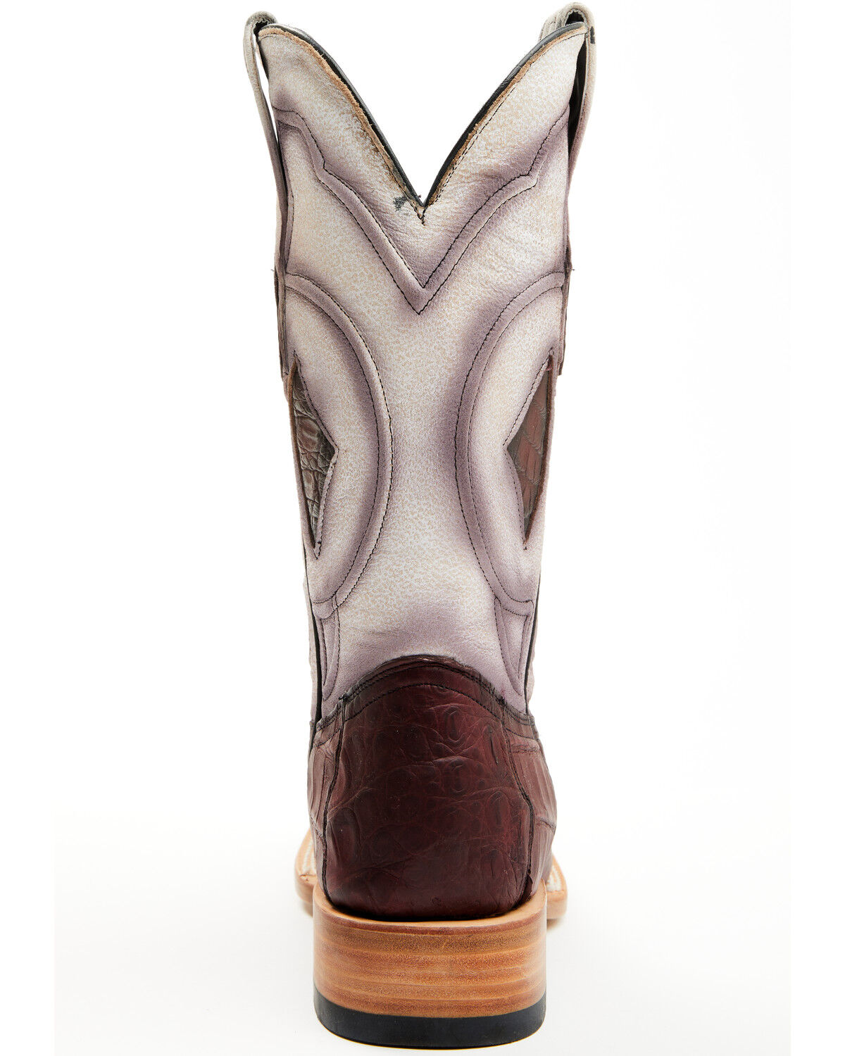 Tanner Mark Men's Exotic Caiman Western Boots - Broad Square Toe