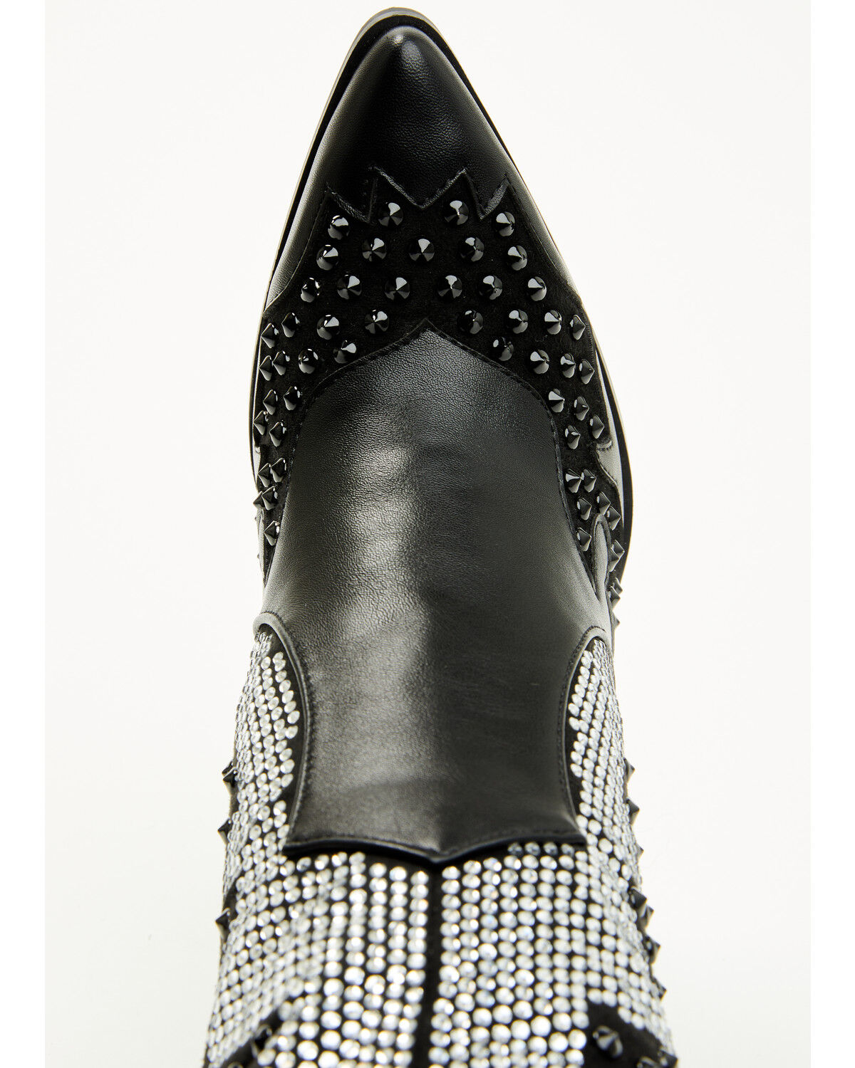 Azalea Wang Women's Nella Over The Knee Embellished Fringe Tall Fashion Boots - Snip Toe