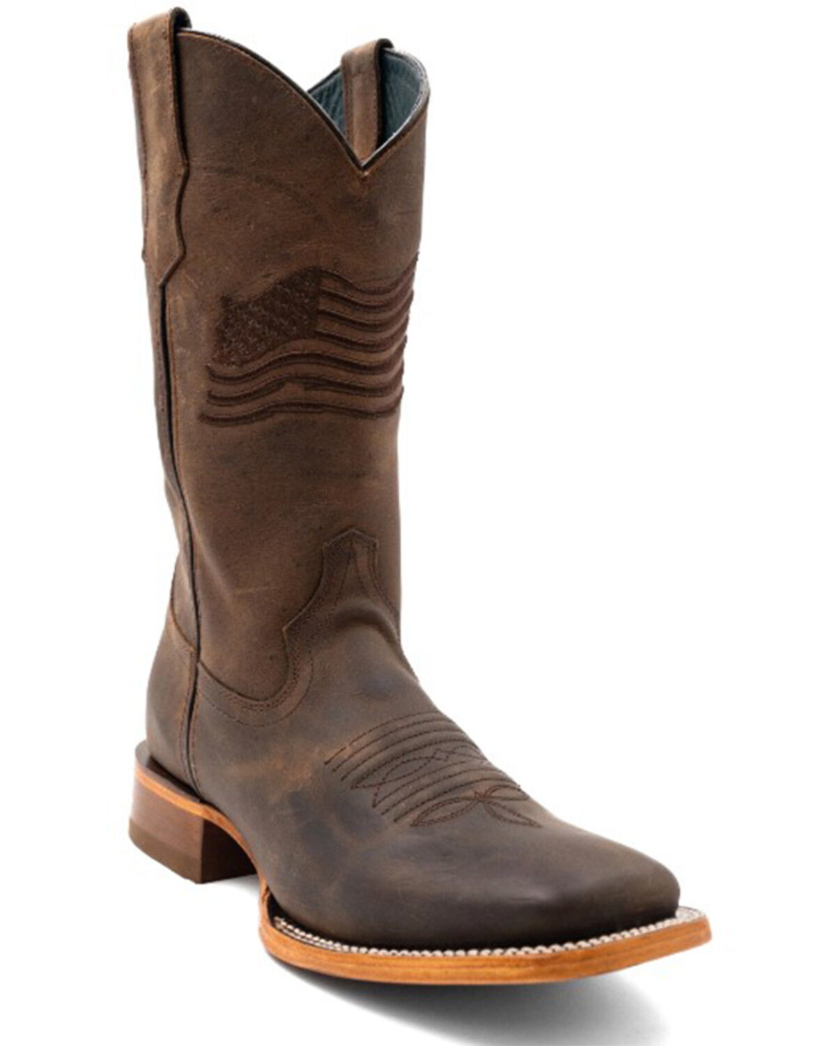 Ferrini Men's Patriot Western Boots - Broad Square Toe