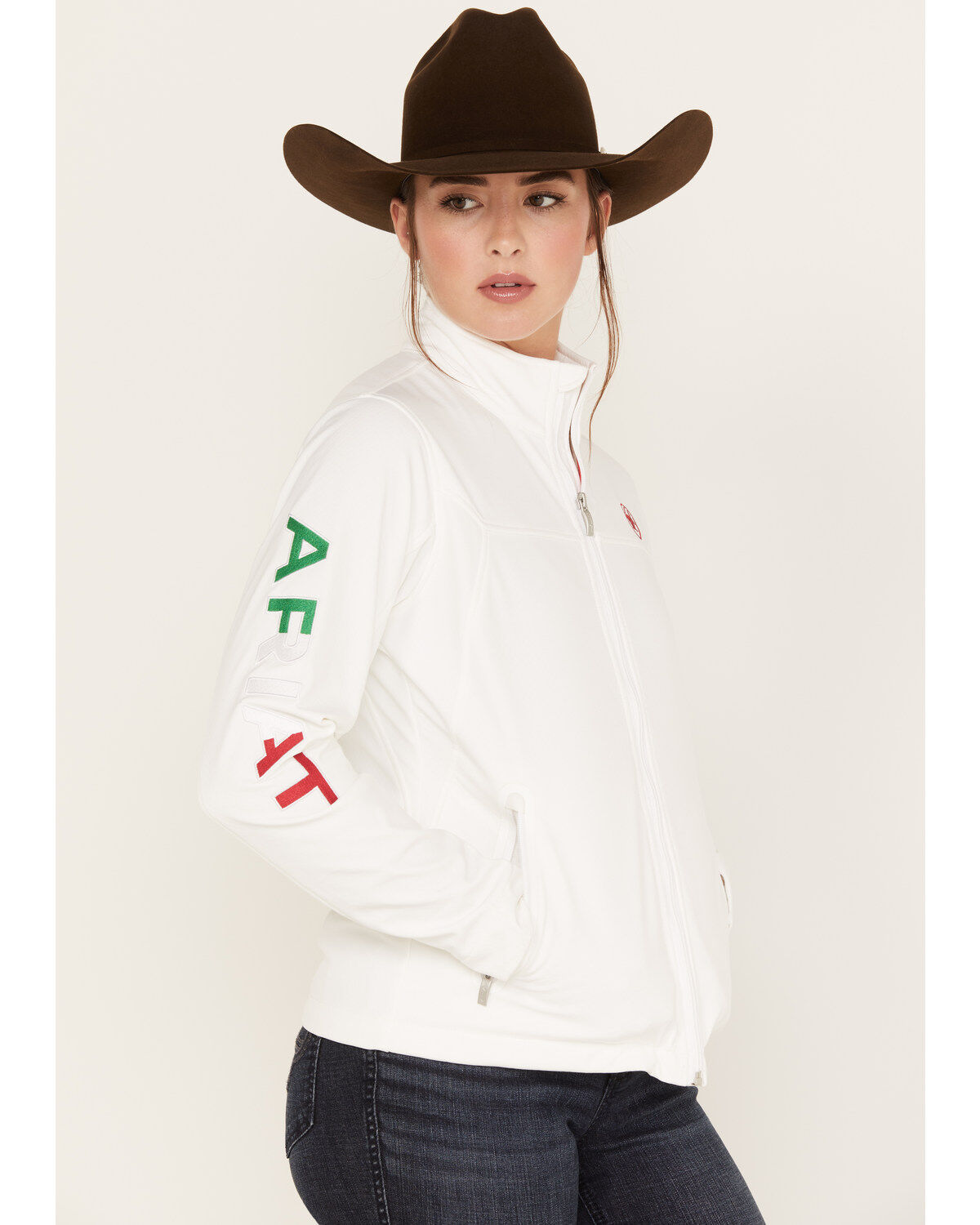 Ariat Women's Classic Team Mexico Flag Softshell Jacket