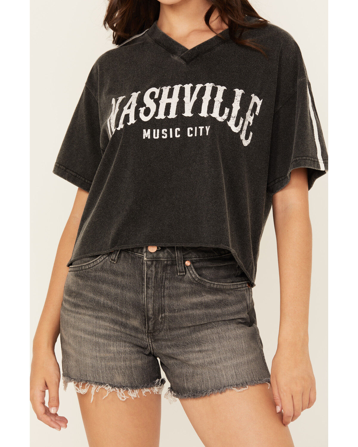 Youth in Revolt Women's Nashville Varsity Short Sleeve Graphic Tee