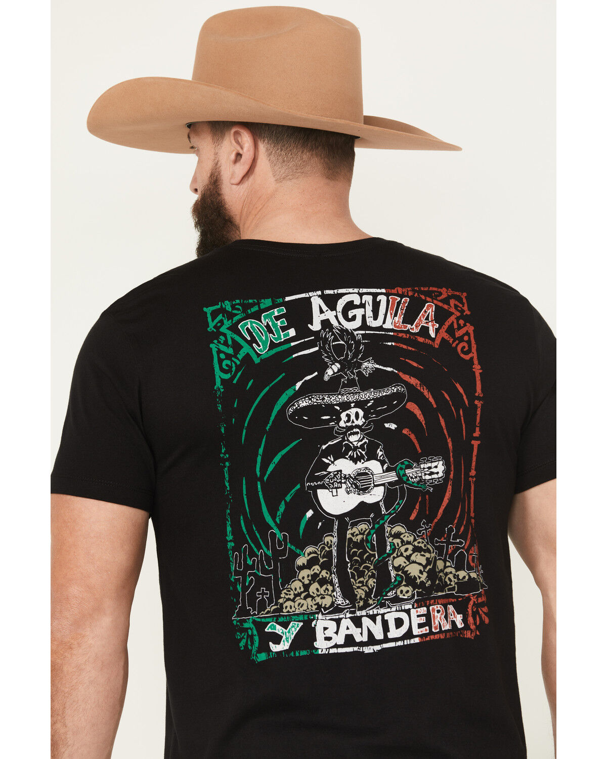 Moonshine Spirit Men's Bandera Short Sleeve Graphic T-Shirt