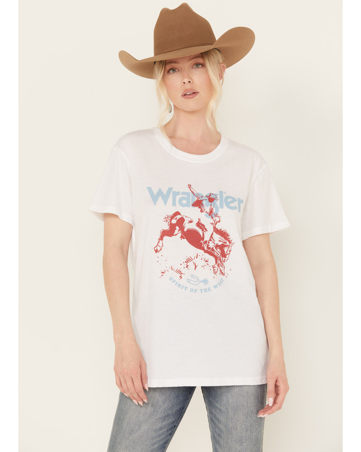 Wrangler Retro Women's Bucking Bronc Boyfriend Graphic Tee