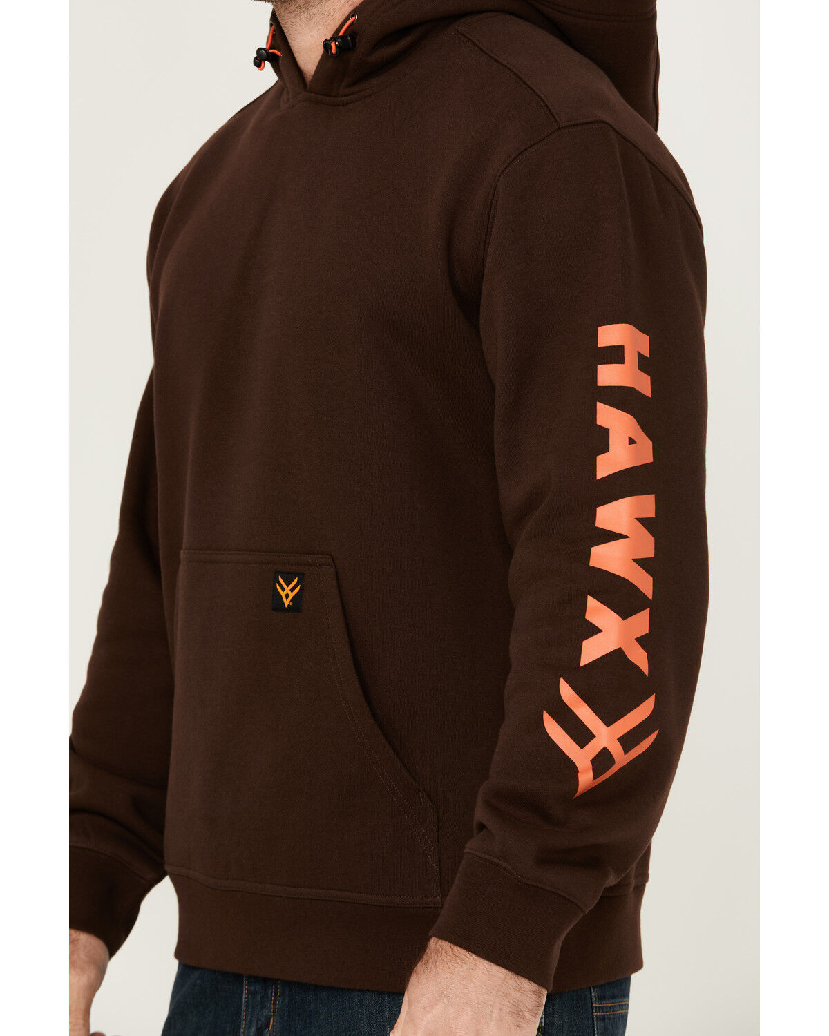 Hawx Men's Halstead Logo Sleeve Hooded Sweatshirt