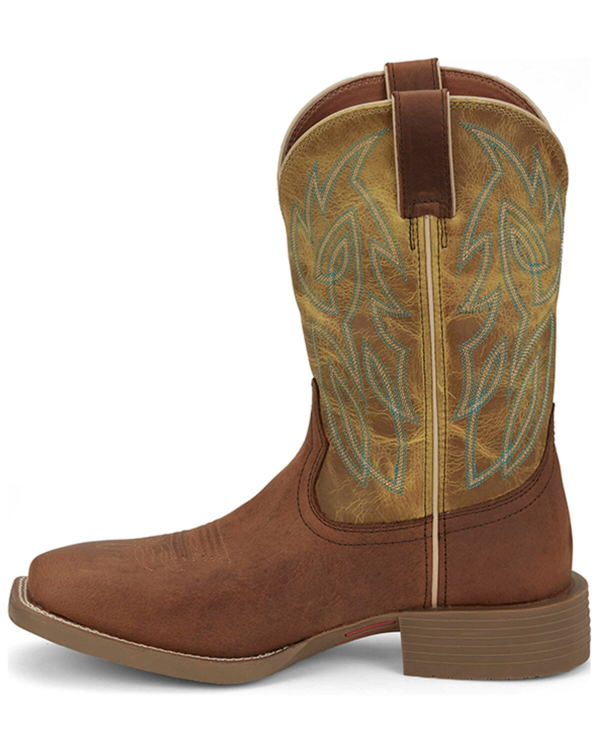 Justin Men's 11" Canter Western Boots - Broad Square Toe