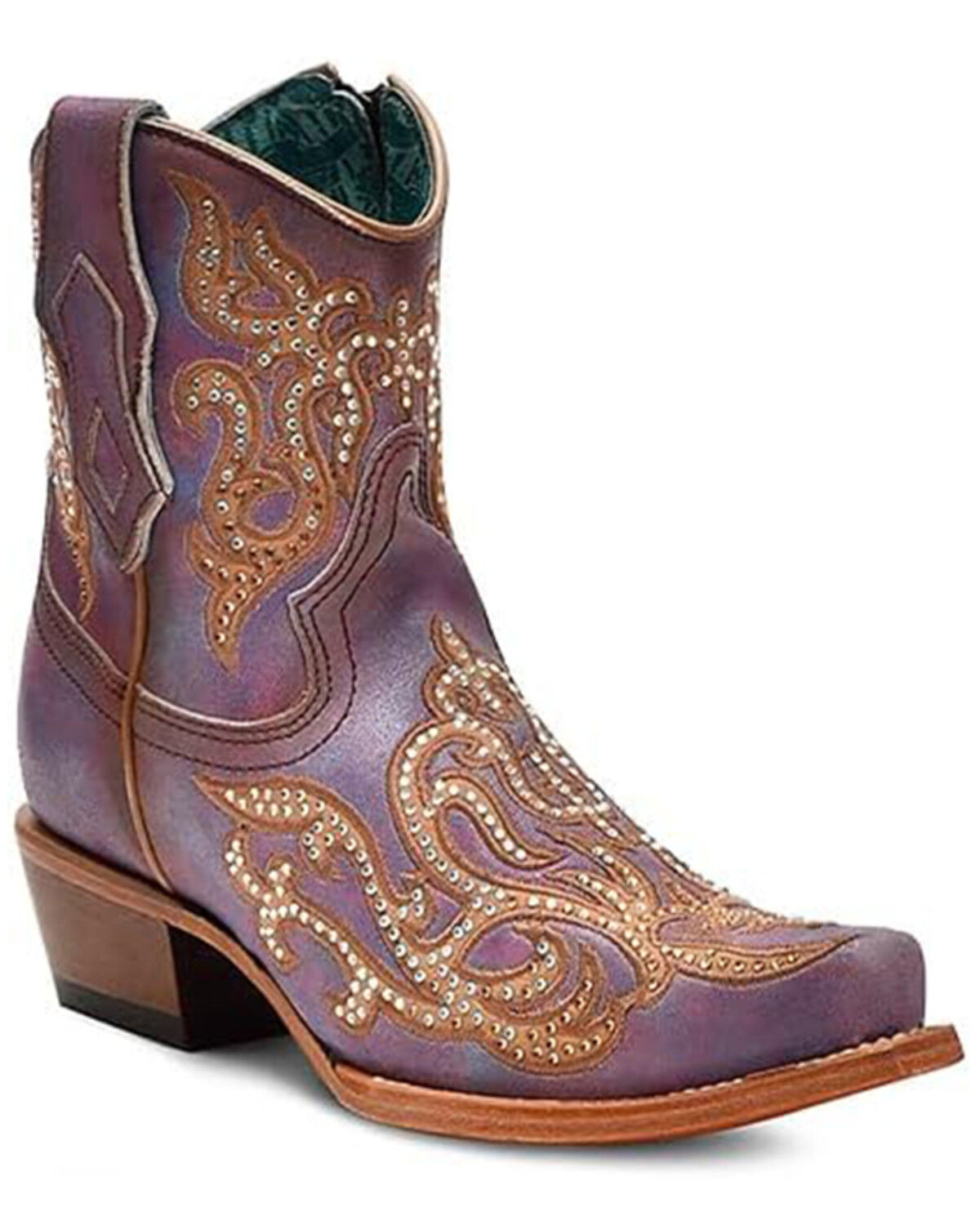 Corral Women's Embellished Western Booties - Snip Toe