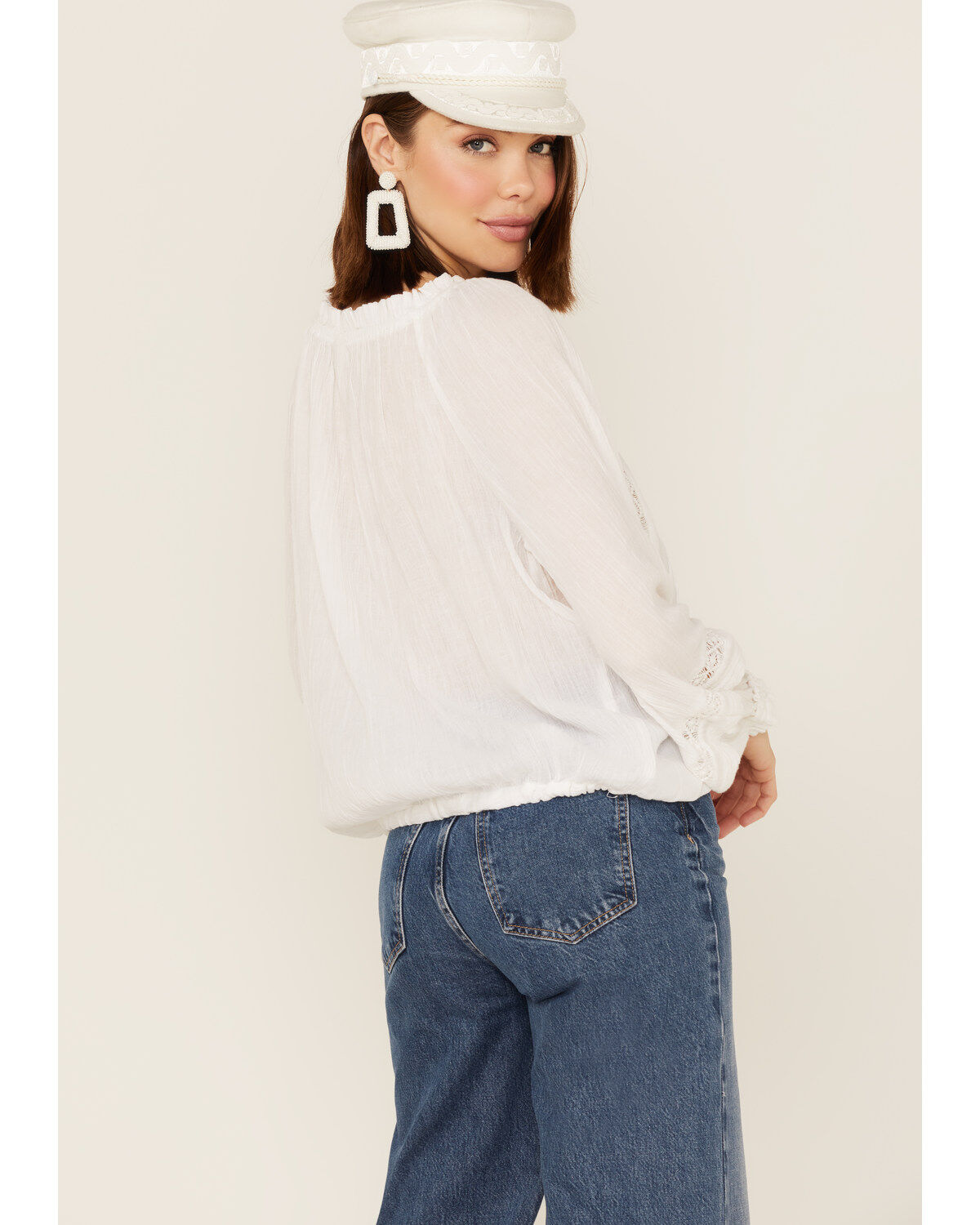 Revel Women's Crochet Blouse