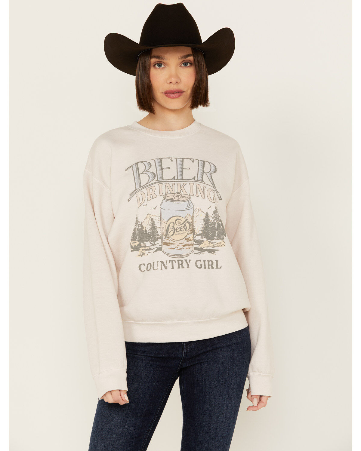 Youth in Revolt Women's Beer Drinking Sweatshirt