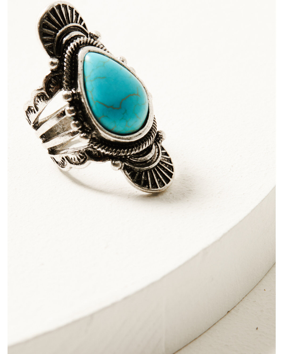 Shyanne Women's Dakota Silver & Turquoise 3-Piece Ring Set