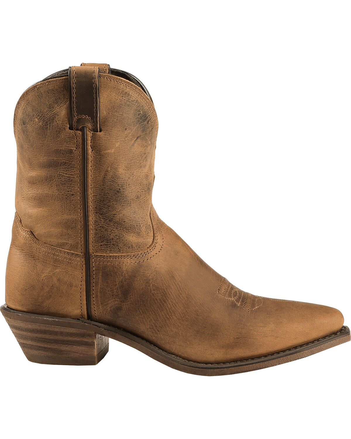 Abilene Women's Distressed 7" Western Boots - Snip Toe