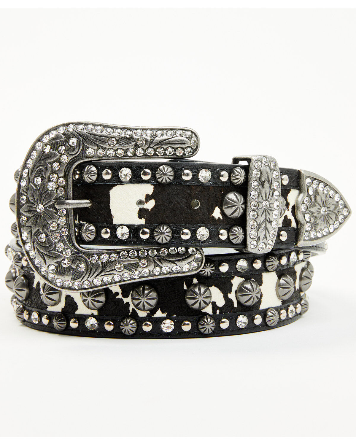Shyanne Women's Cowhide Underlay Studded Belt