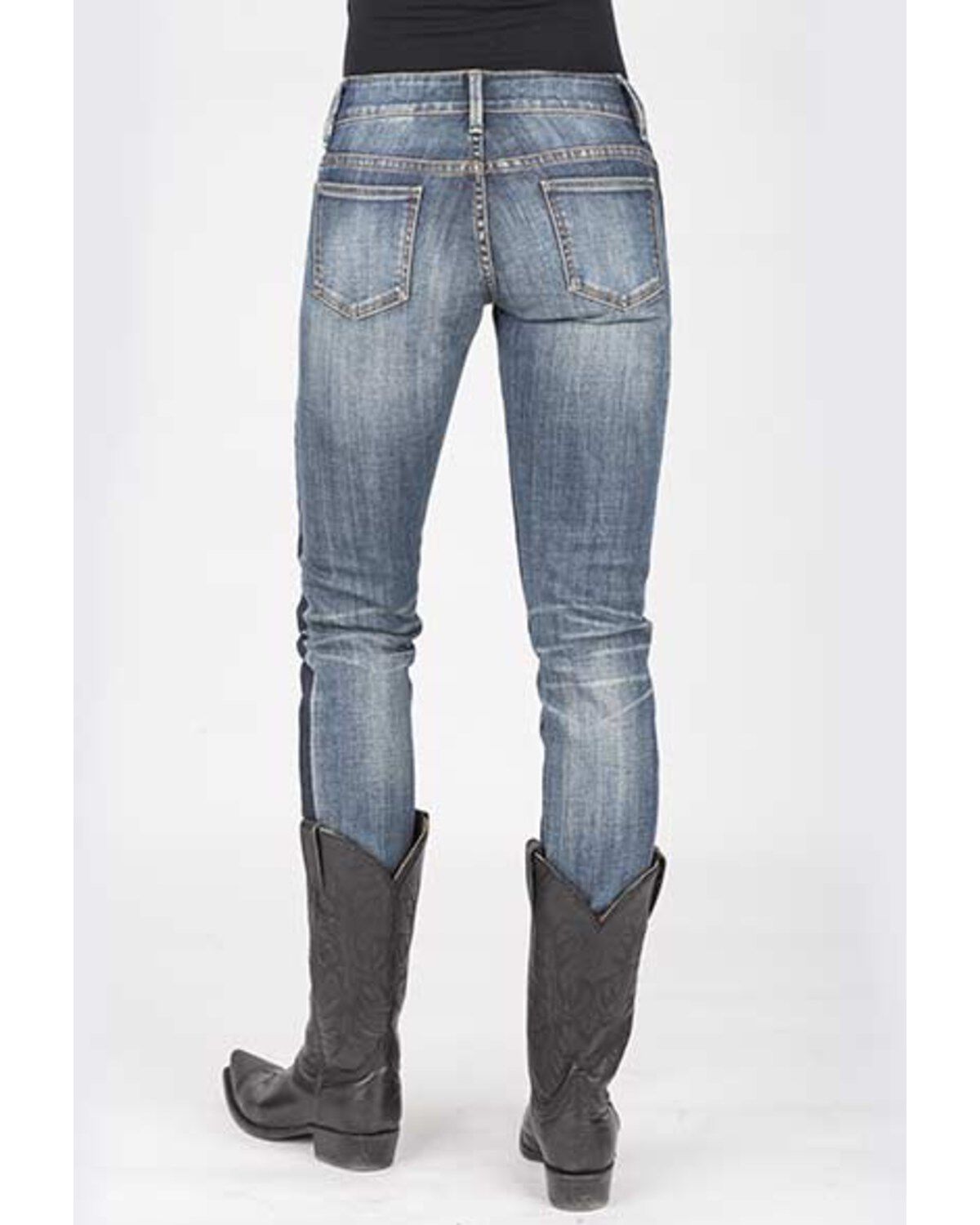 Stetson Women's 503 pixie Stix Fit Straight Leg Jeans