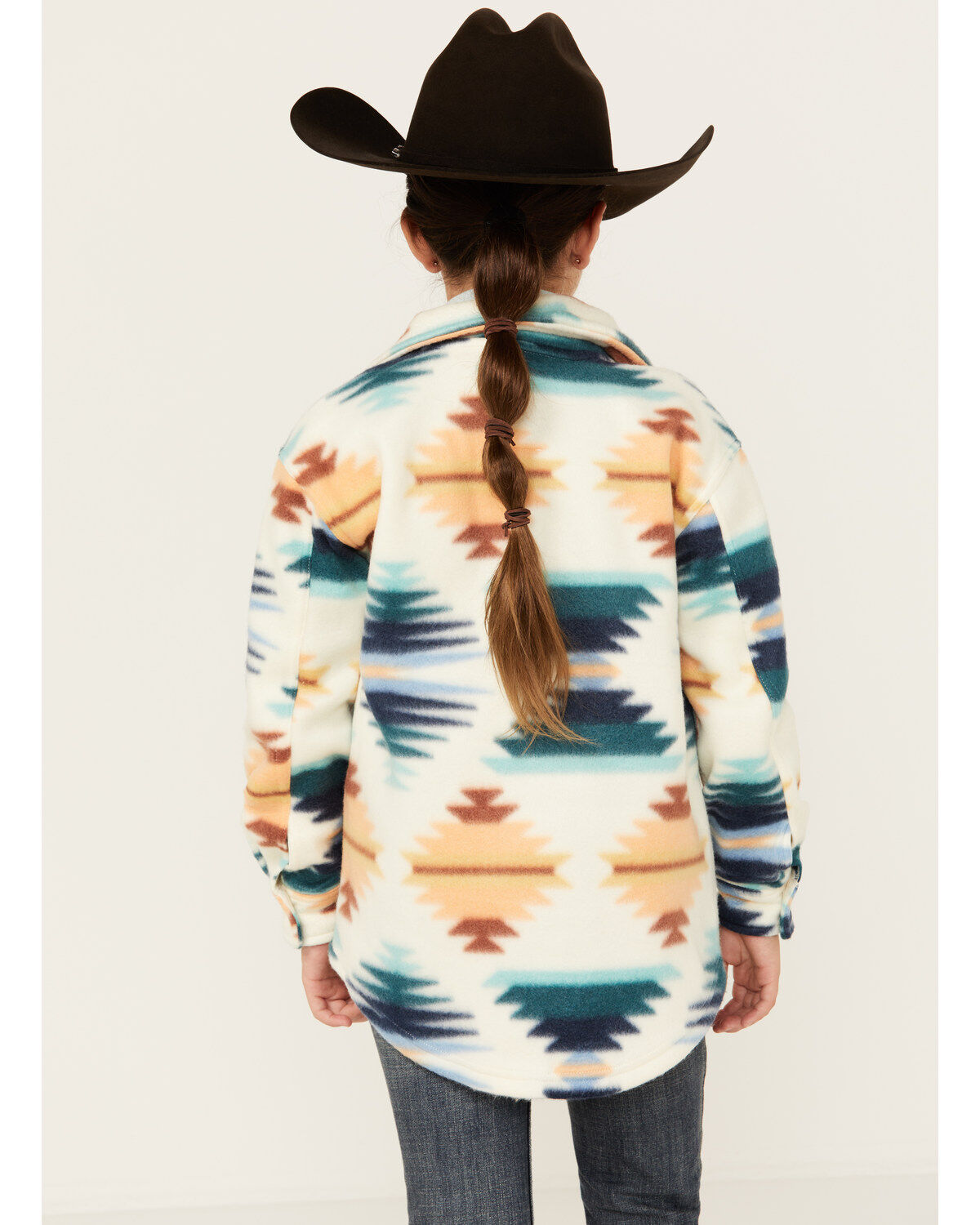 Fornia Girls' Southwestern Print Shacket