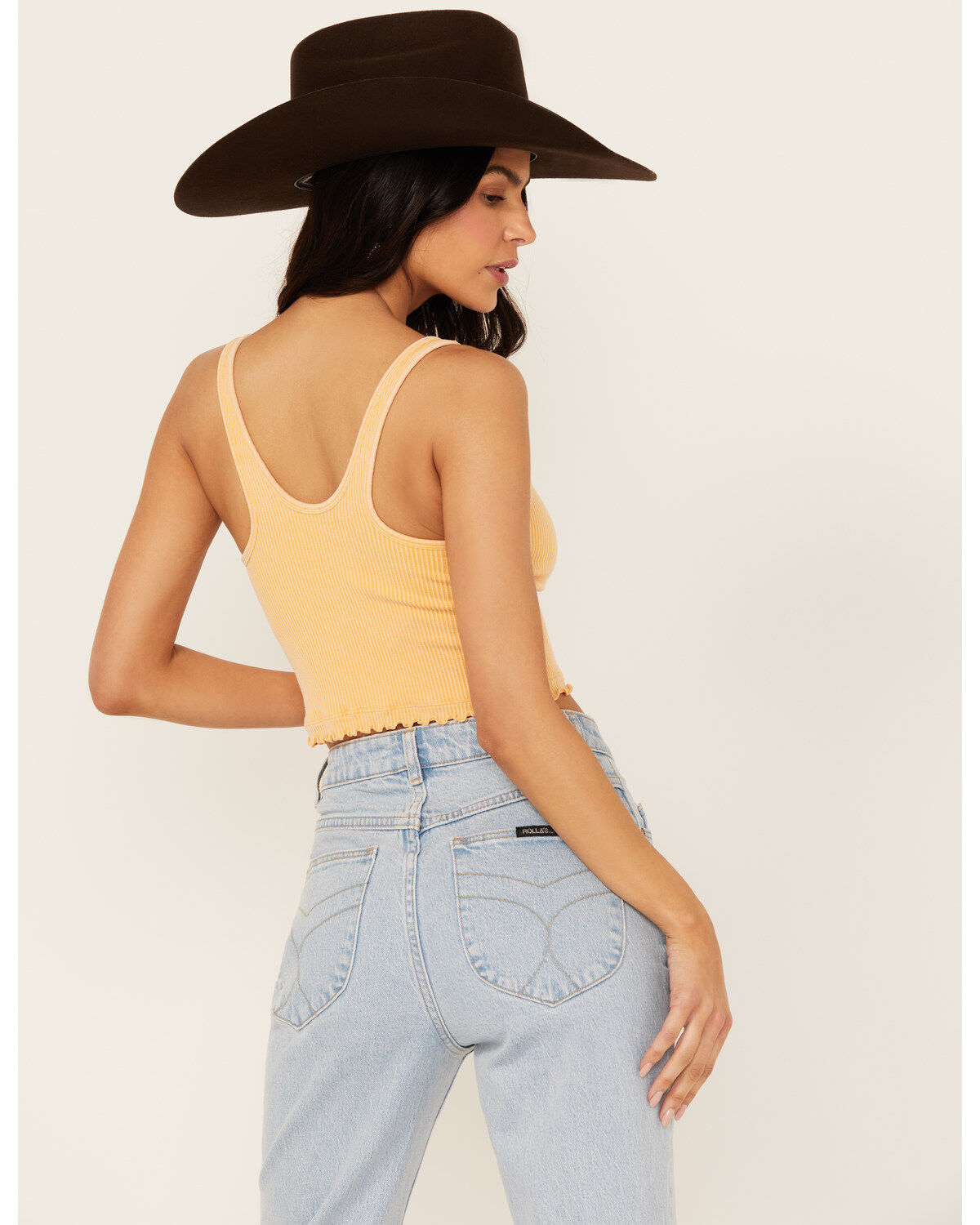 Fornia Women's Ribbed Lettuce Edge Brami