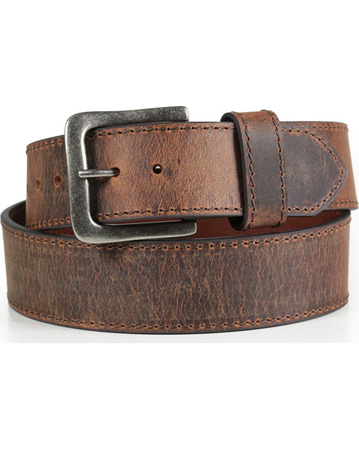 American Worker Men's Wide Leather Belt