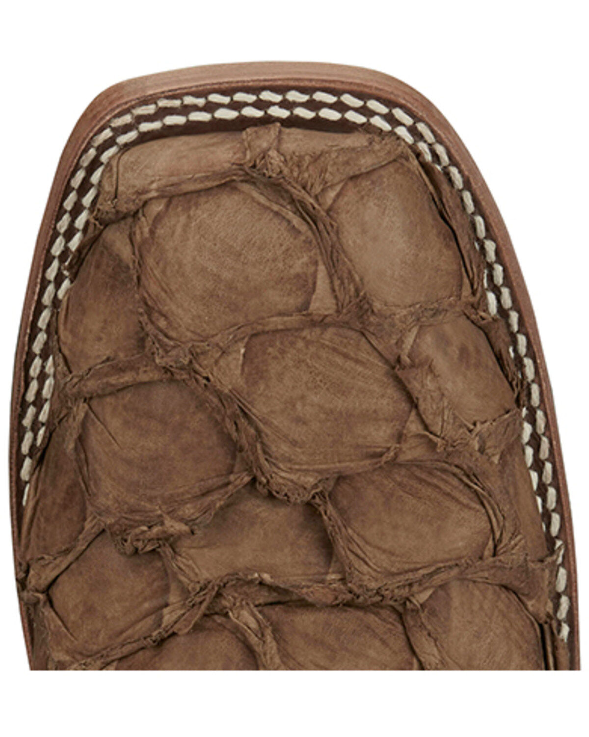 Justin Men's Ocean Front Exotic Pirarucu Western Boots - Broad Square Toe