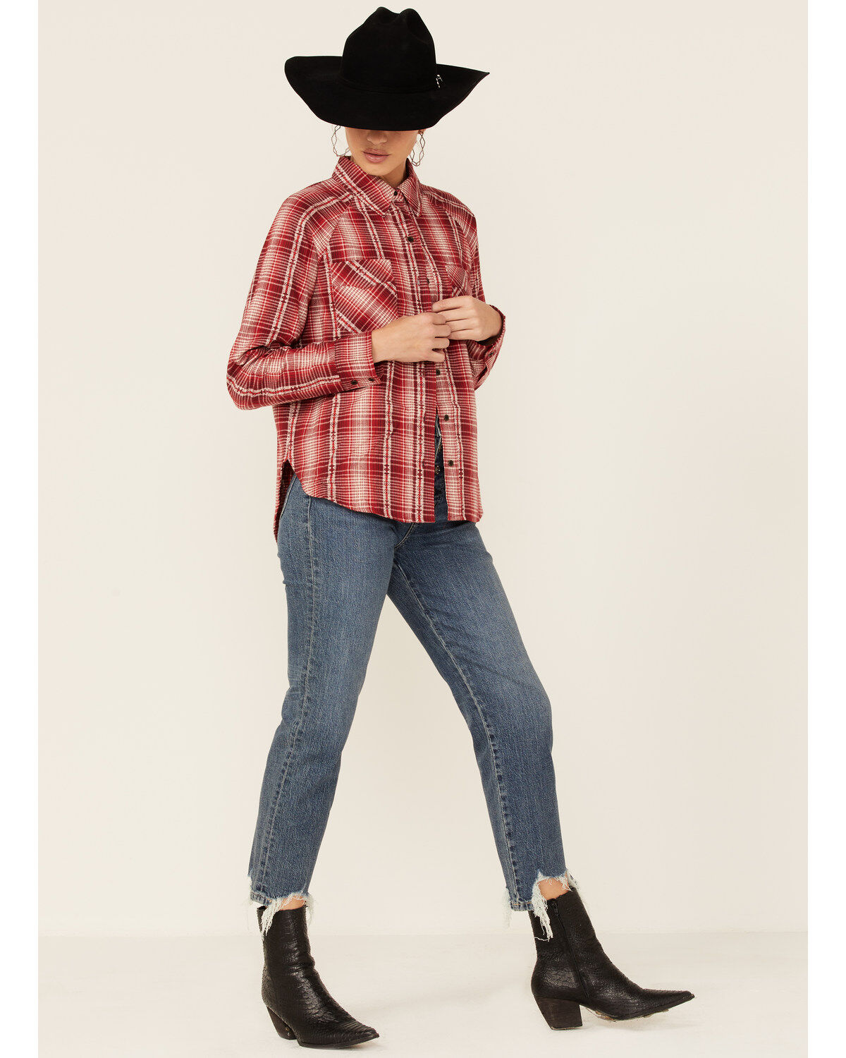 Wrangler Retro Women's Flannel Plaid Shirt