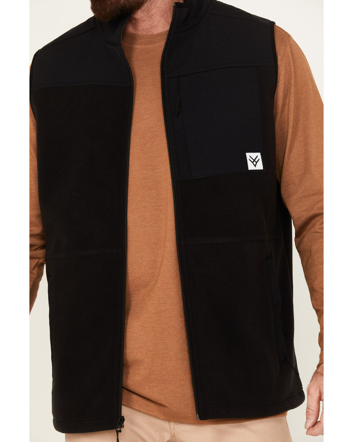 Hawx Men's Wind Proof Fleece Work Vest