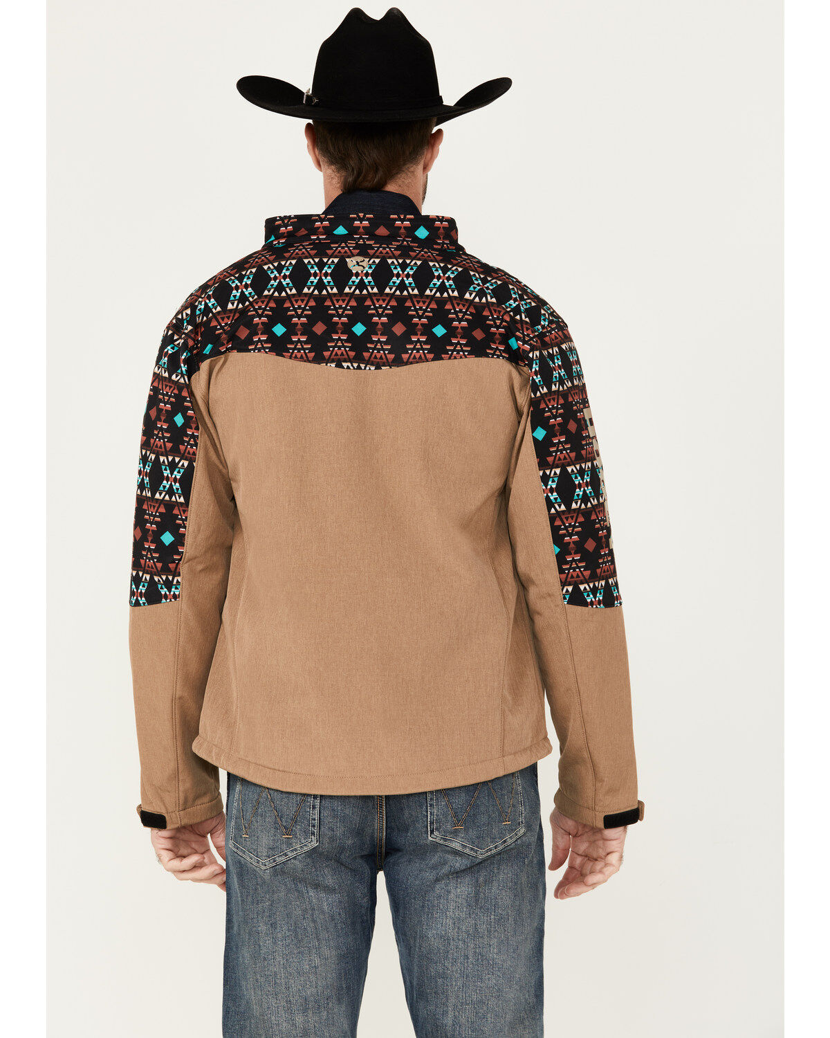 Hooey Men's Southwestern Print Softshell Jacket