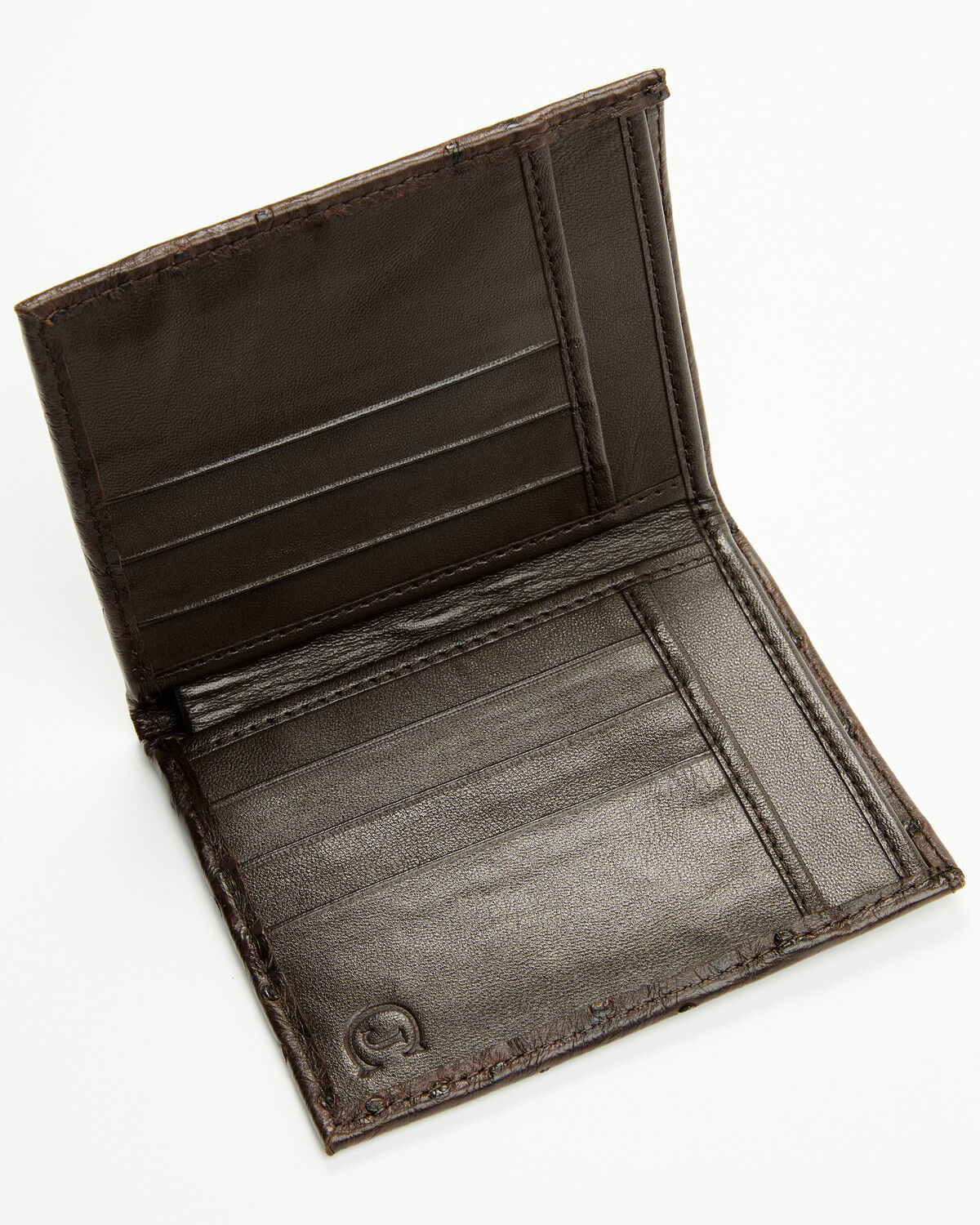 Cody James Black 1978® Men's Dawson Exotic Full-Quill Ostrich Bifold Wallet
