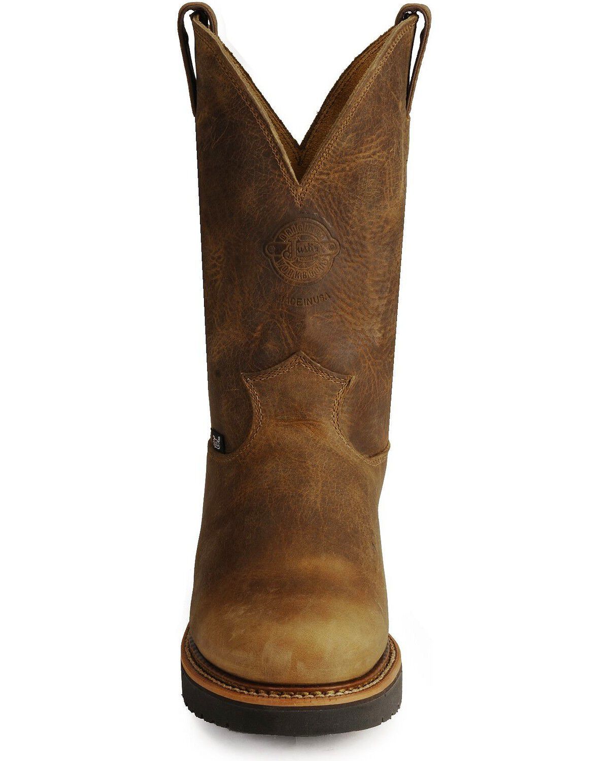 Justin Men's J-Max Blueprint Bay Gaucho EH Pull On Work Boots - Soft Toe