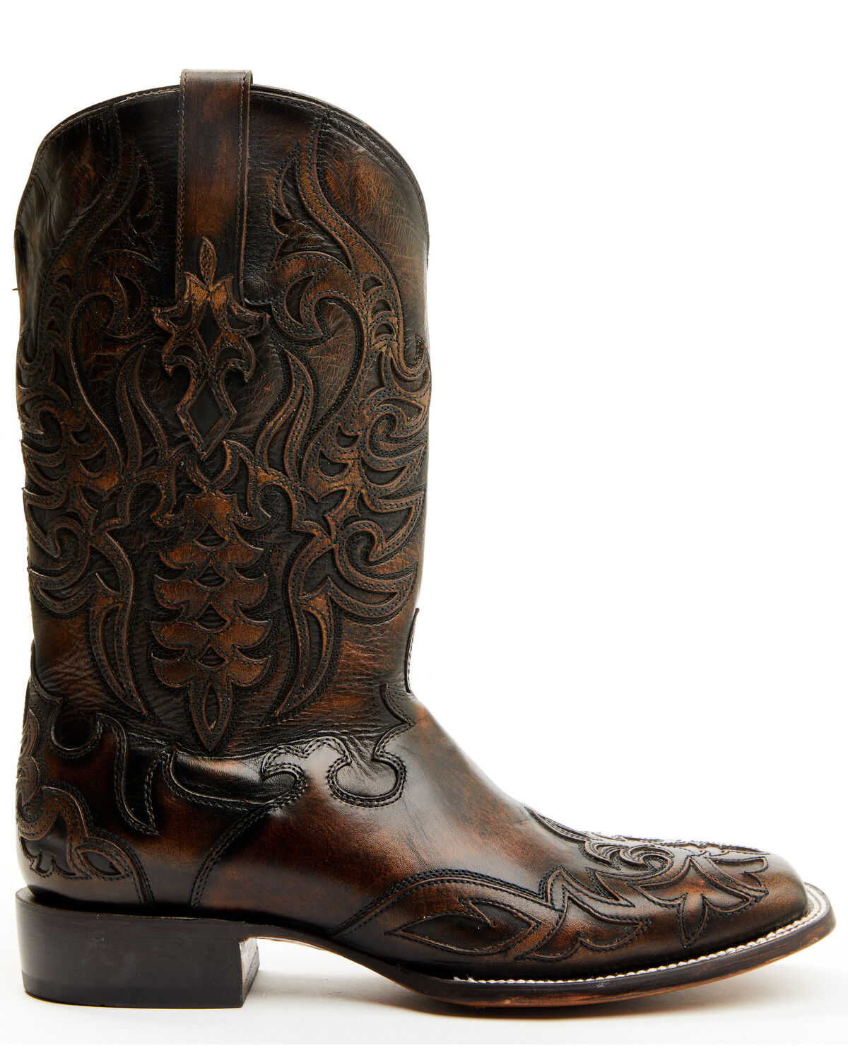 Corral Men's Overlay Embroidered Western Boots - Broad Square Toe