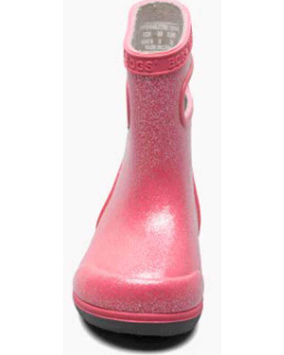 Bogs Little Girls' Skipper II Glitter Rain Boots - Round Toe