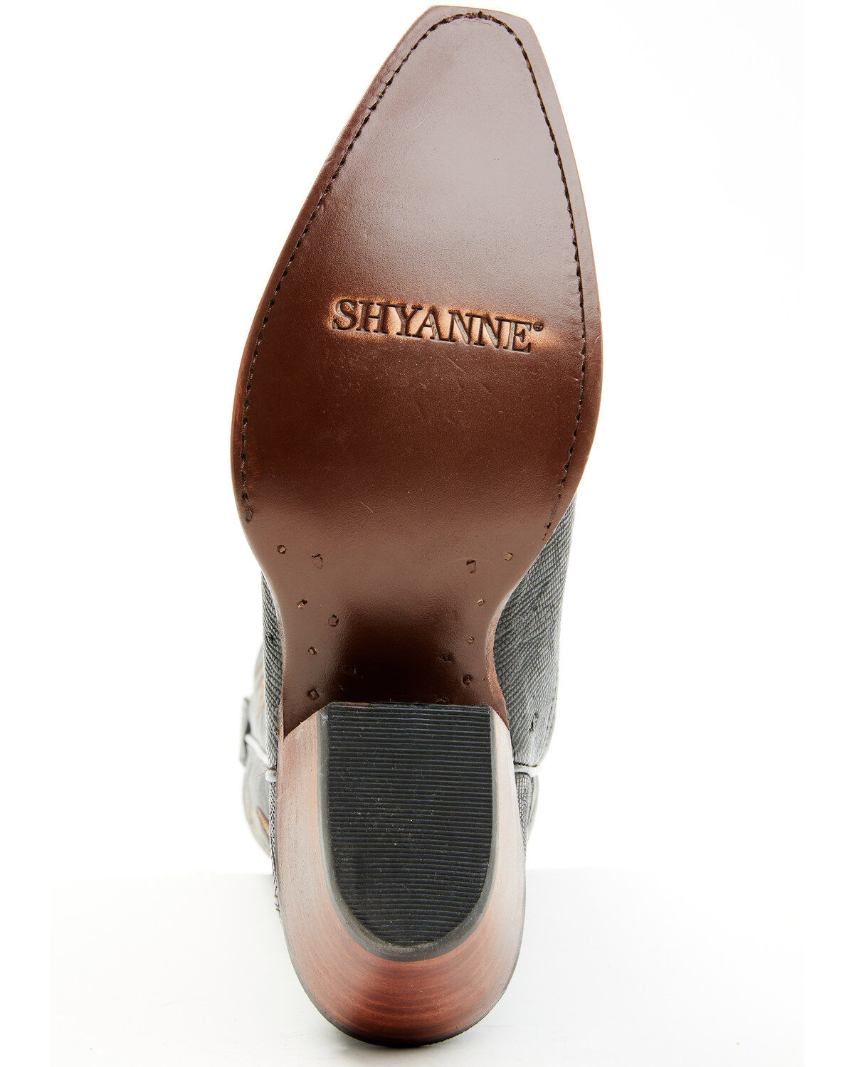 Shyanne Women's Ebonie Exotic Lizard Western Boots - Snip Toe