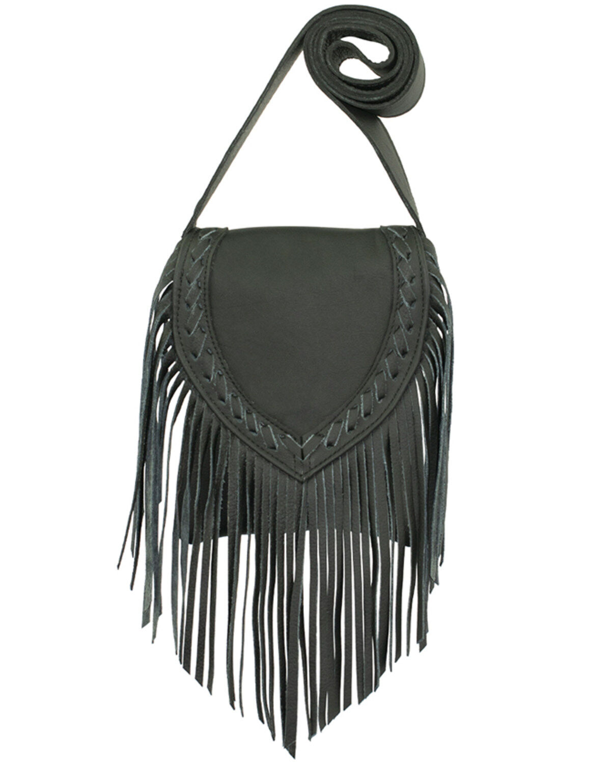 American West Women's Fringe Saddle Crossbody