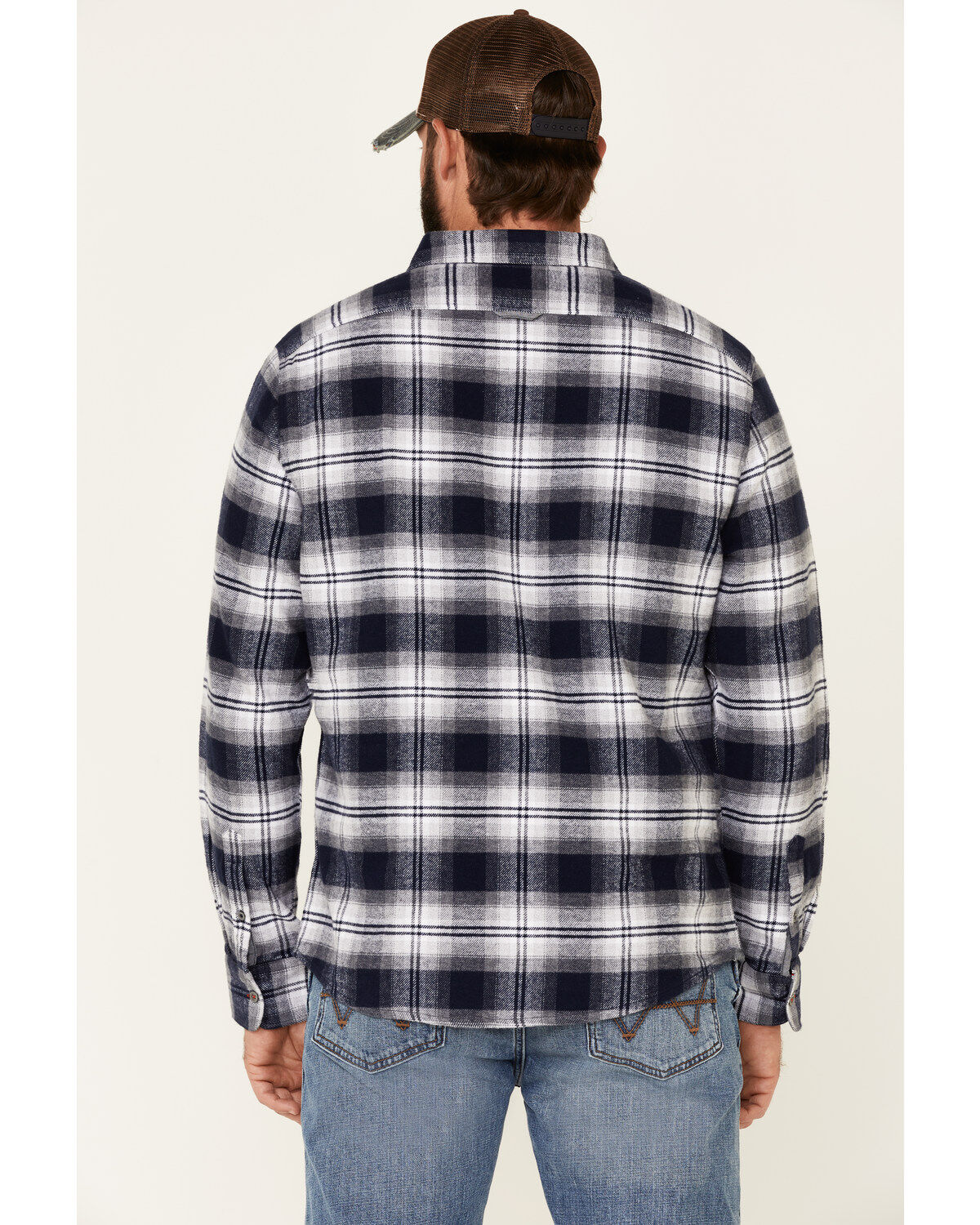 Flag & Anthem Men's Hanston Large Plaid Long Sleeve Flannel Shirt