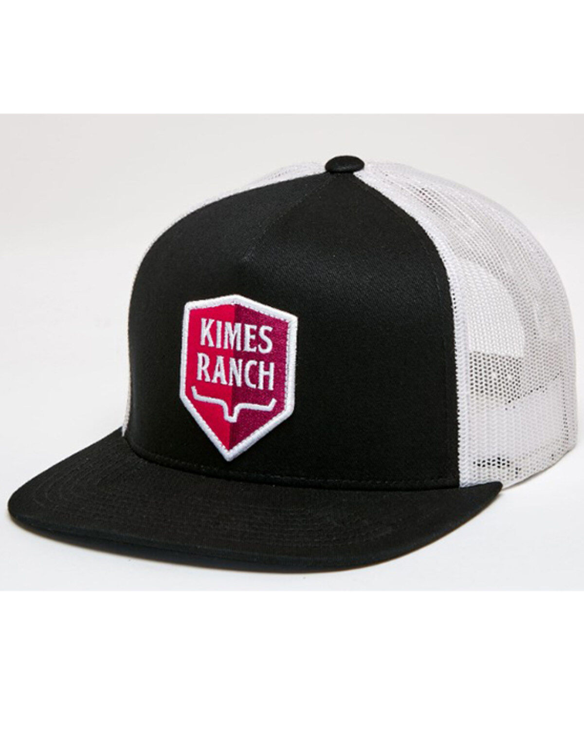 Kimes Ranch Men's Black Jack Logo Mesh Back Trucker Cap
