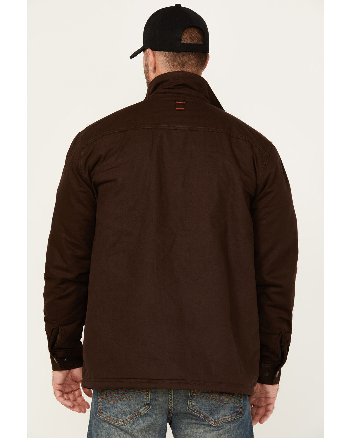 Hawx Men's Oakdale Sherpa Lined Waxed Shirt Jacket