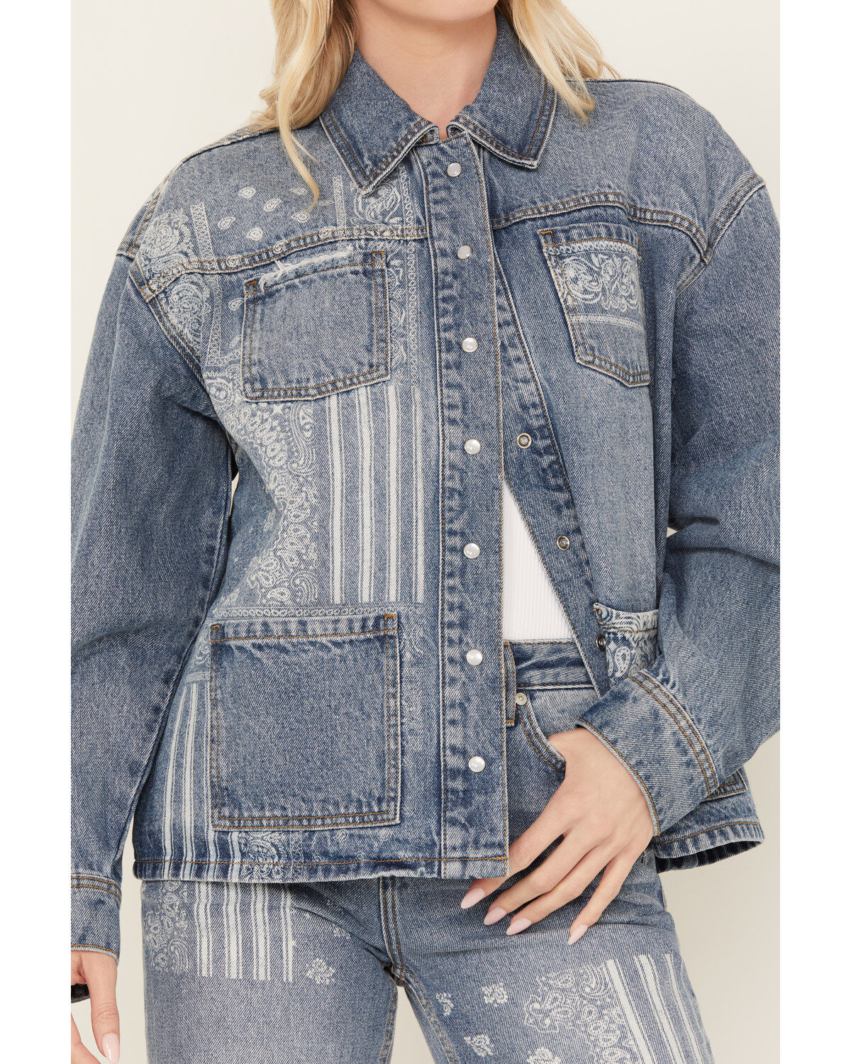 Cleo + Wolf Women's Astoria Denim Shacket