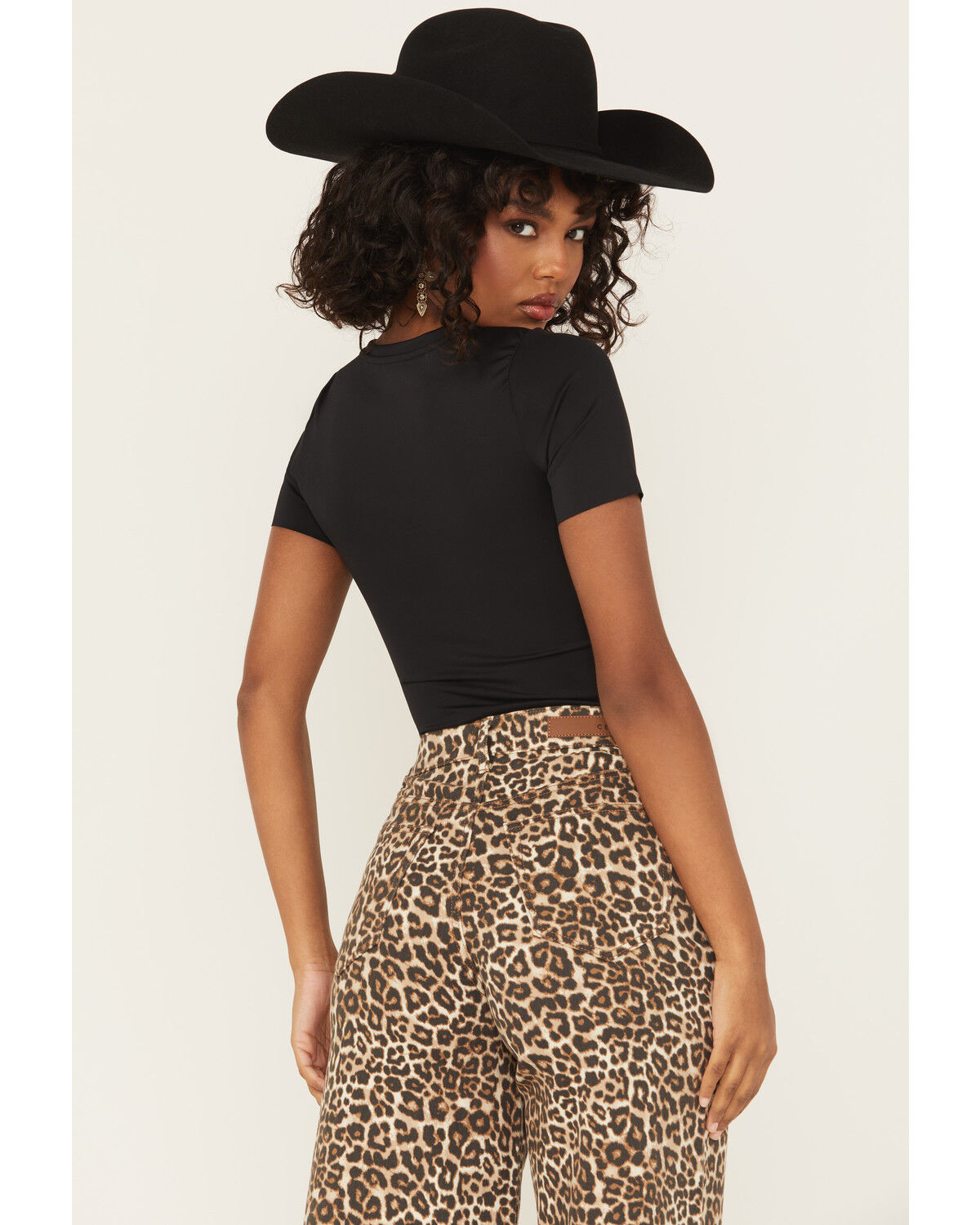 Good American Women's Scuba Solid Short Sleeve Bodysuit