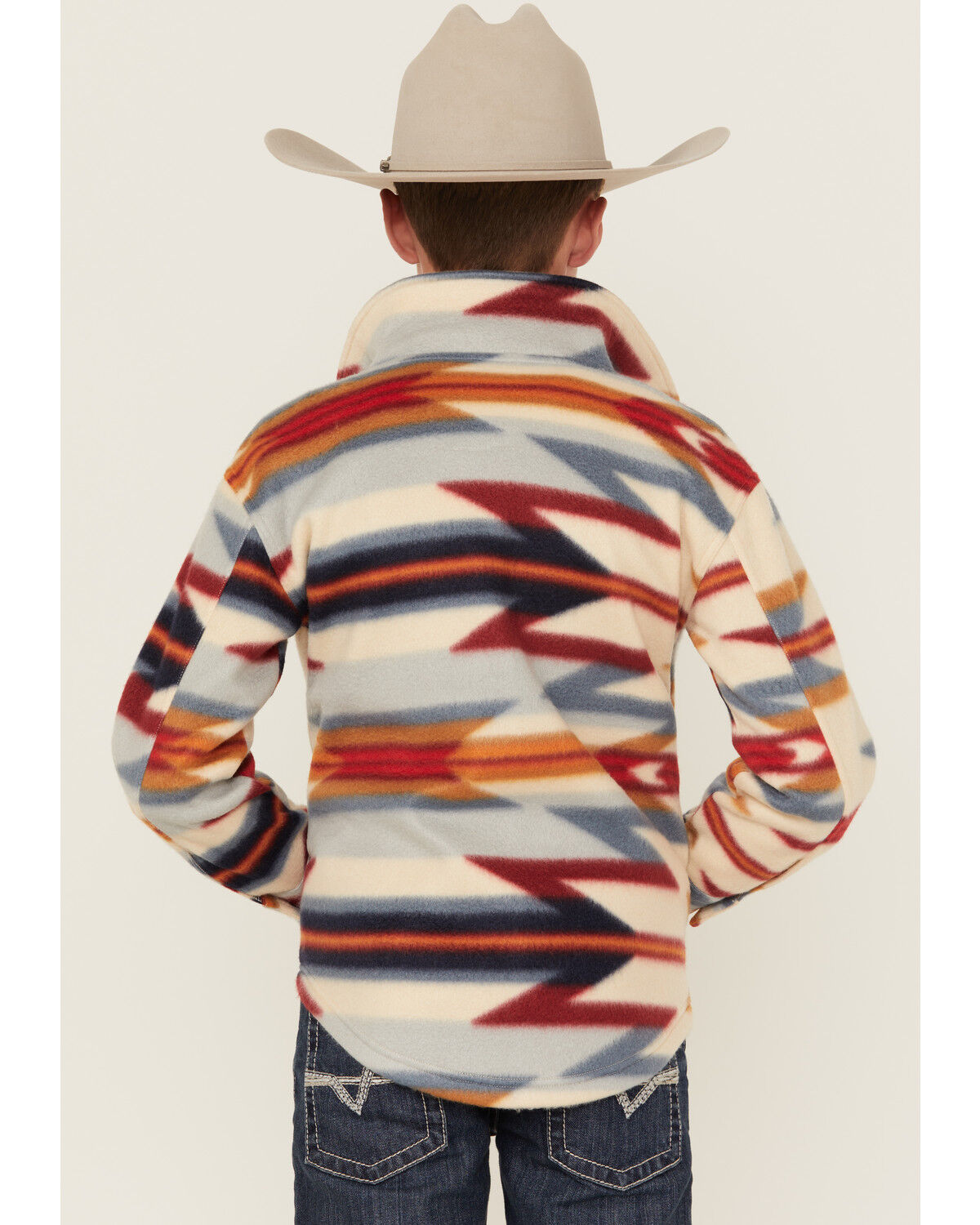 Fornia Boys' Southwestern Print Snap Shacket