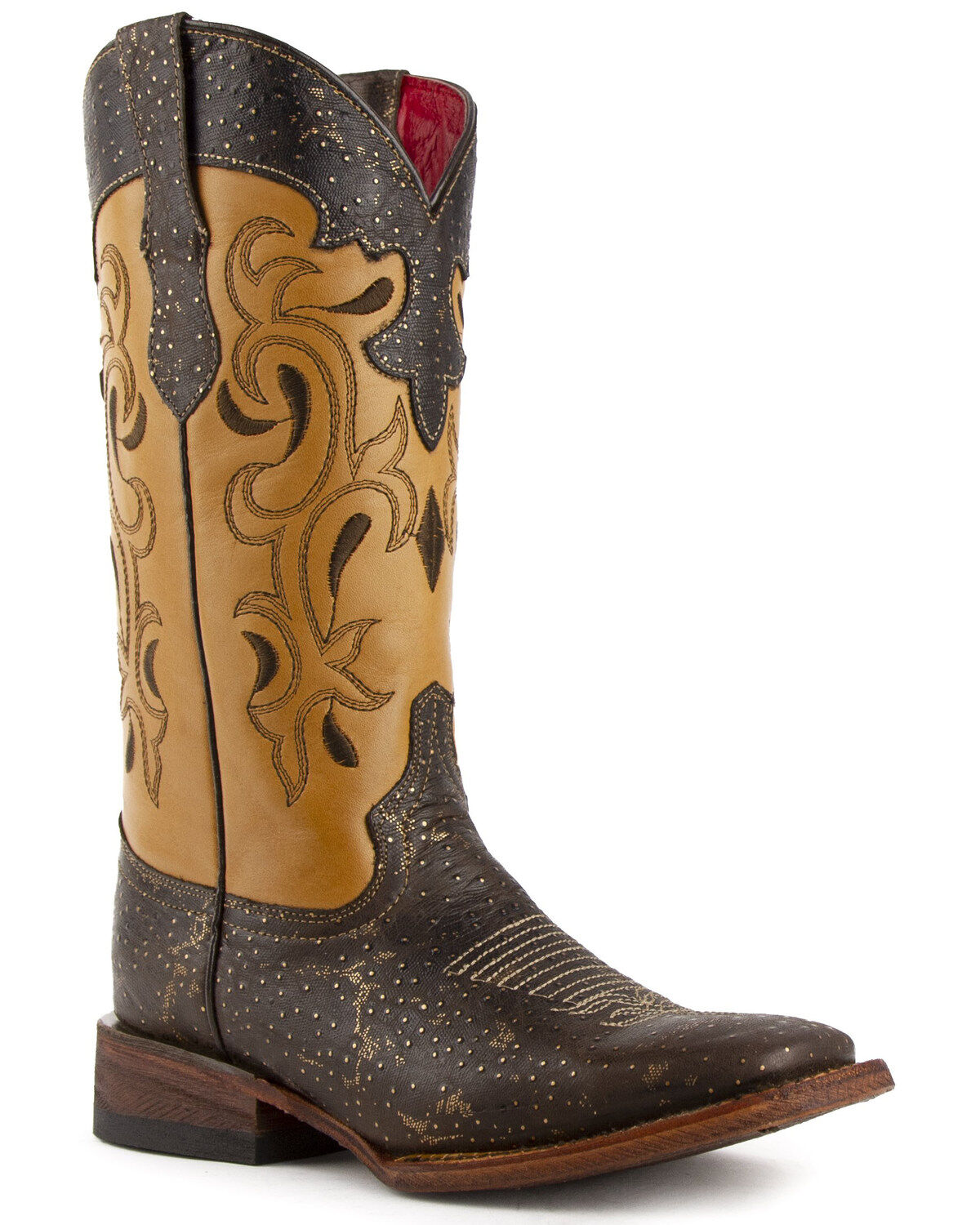 Ferrini Women's Shimmer Western Boots - Broad Square Toe