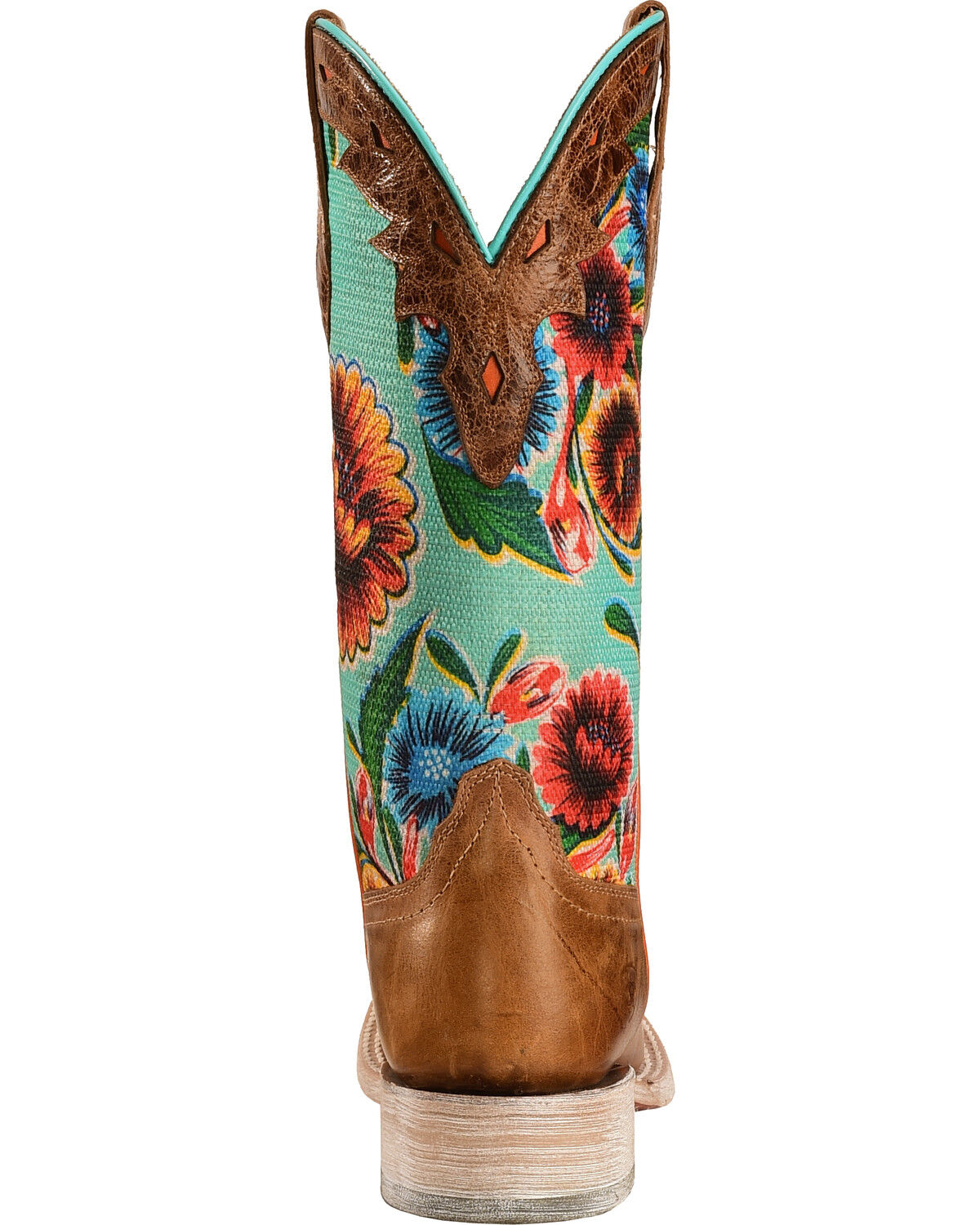 Ariat Women's Floral Textile Circuit Champion Western Boots - Broad Square Toe