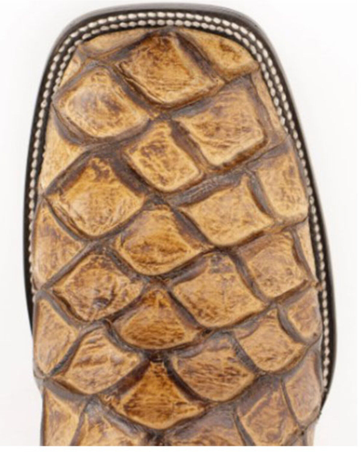 Ferrini Men's Bronco Pirarucu Print Western Boots - Broad Square Toe