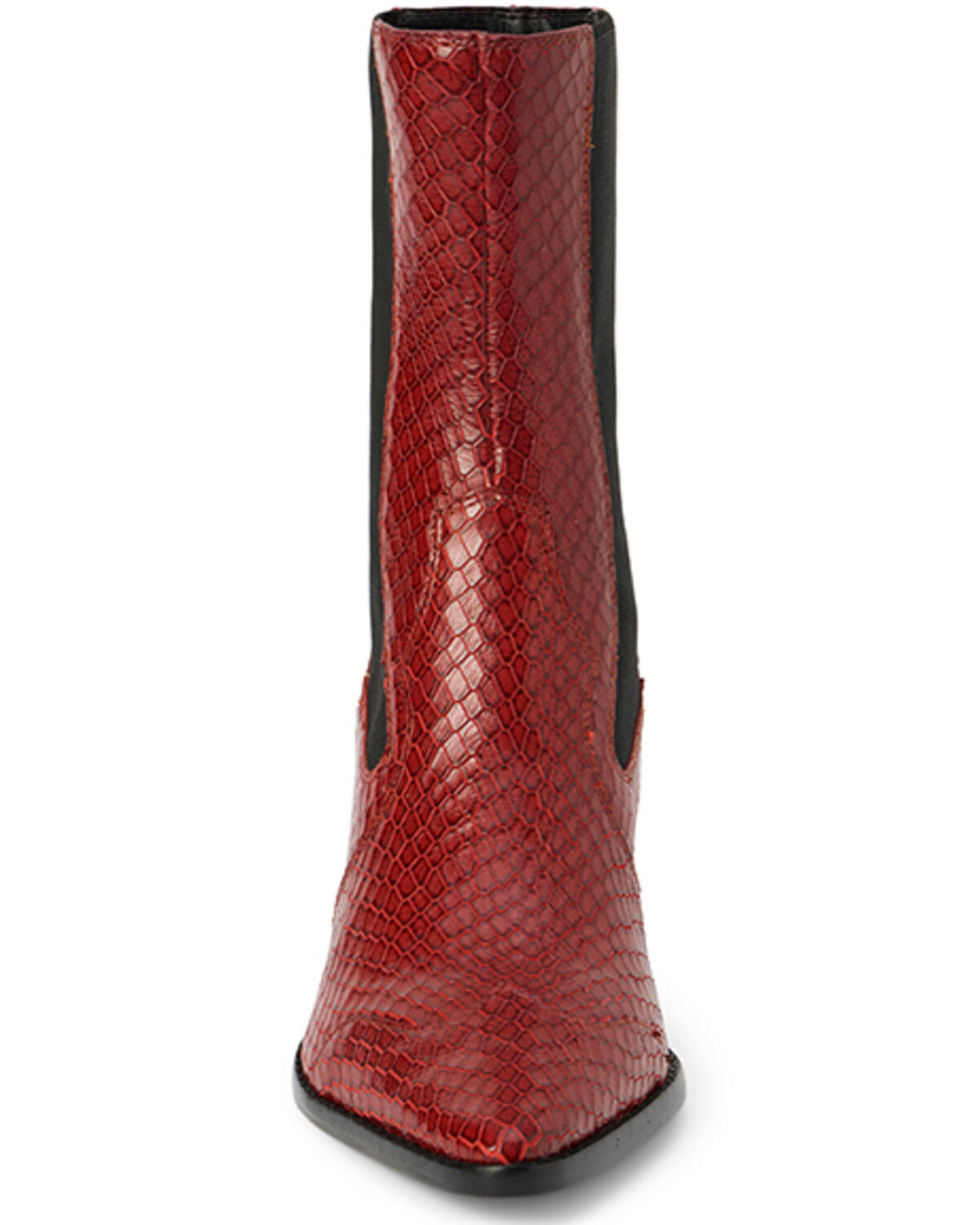 Matisse Women's Keith Snake Print Booties - Snip Toe