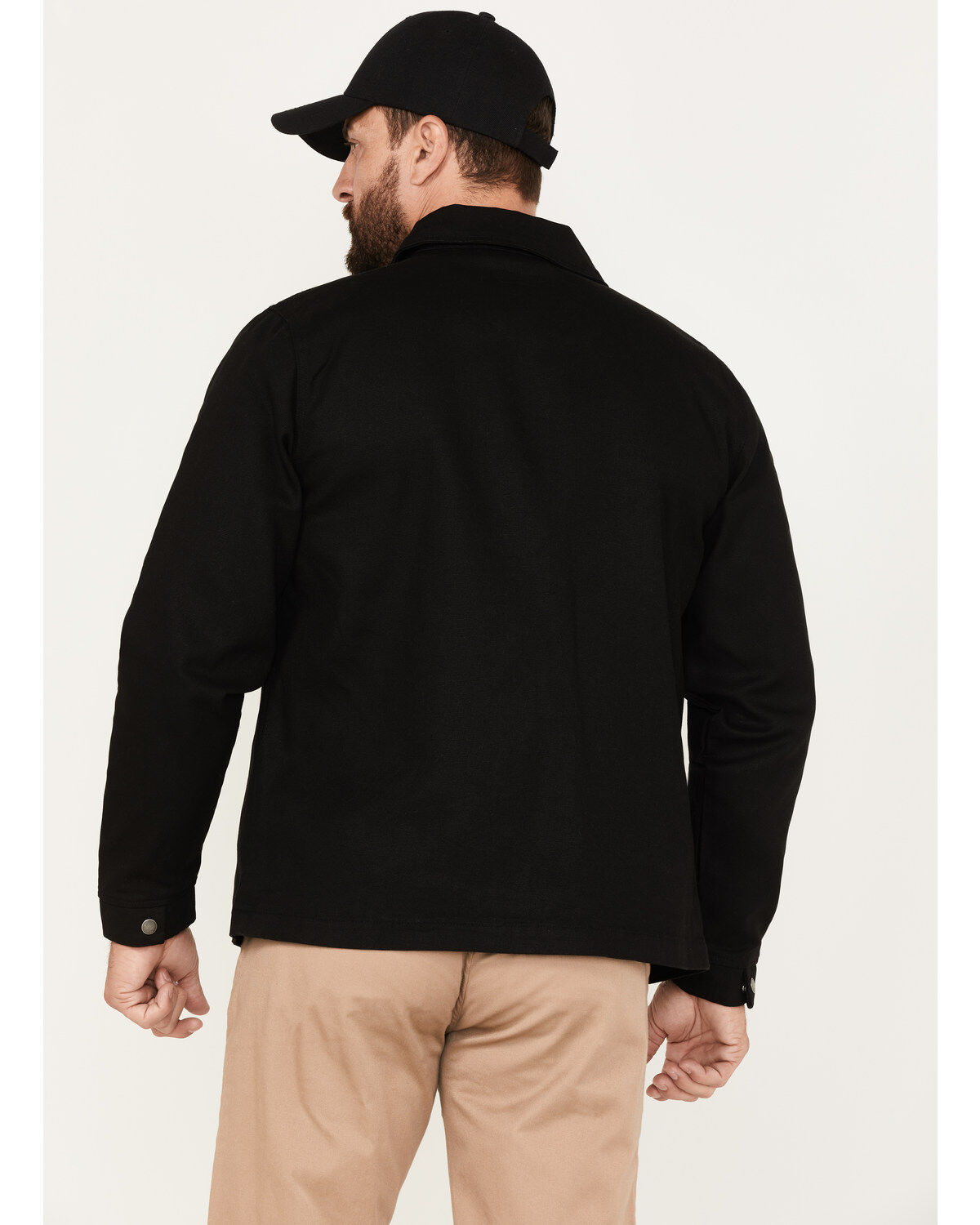 Brixton Men's Beta Coaches Solid Print Wind and Water Repellent Jacket