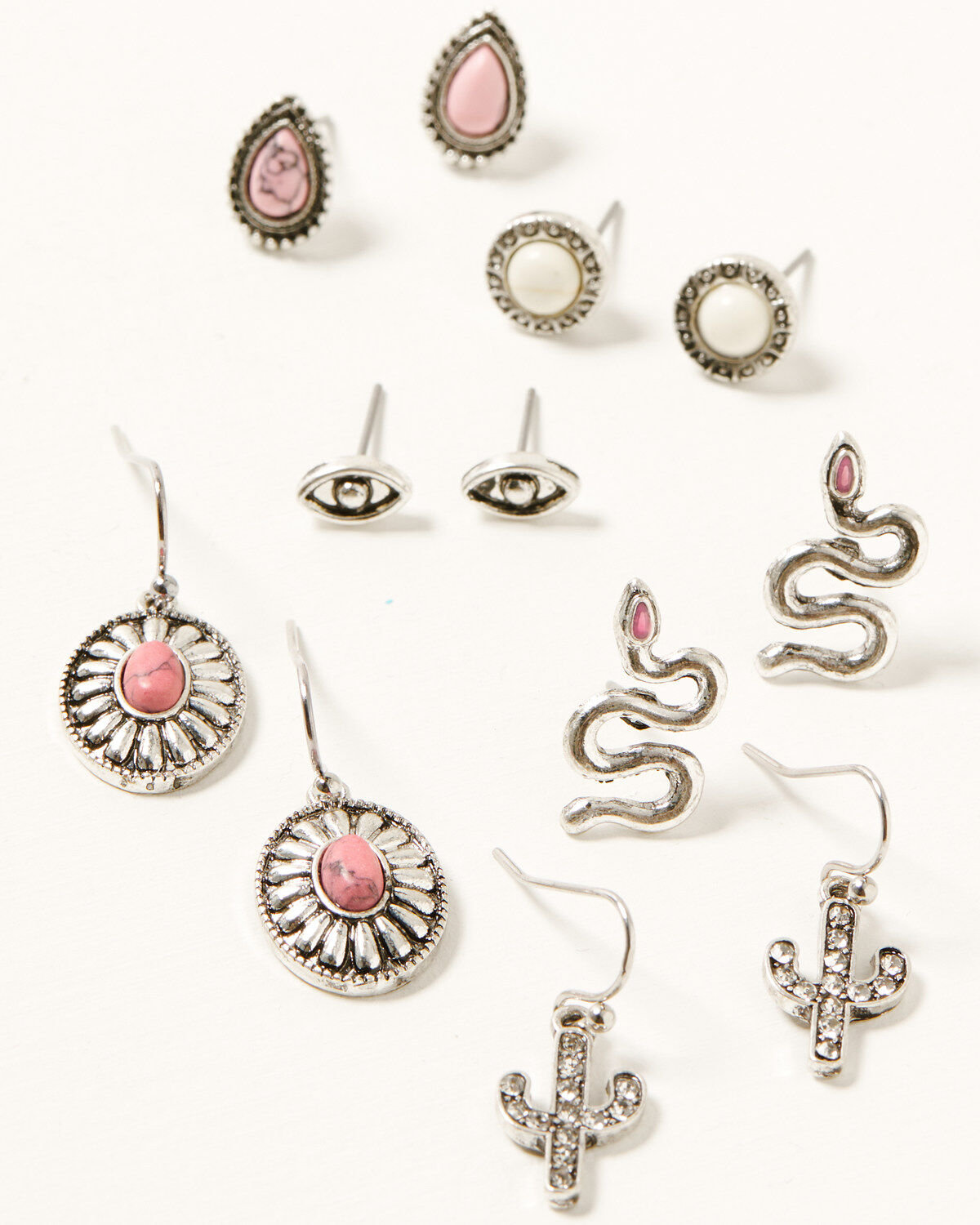 Shyanne Women's Snake And Stone Earring Set