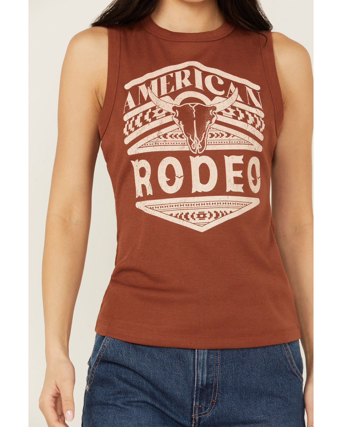 Shyanne Women's American Rodeo Ribbed Tank Top