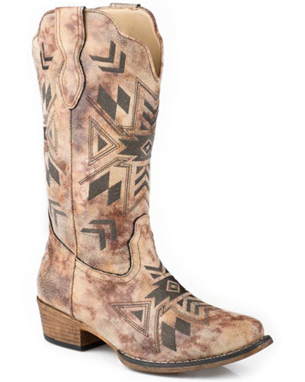 Roper Women's Riley Southwestern Western Boots - Snip Toe