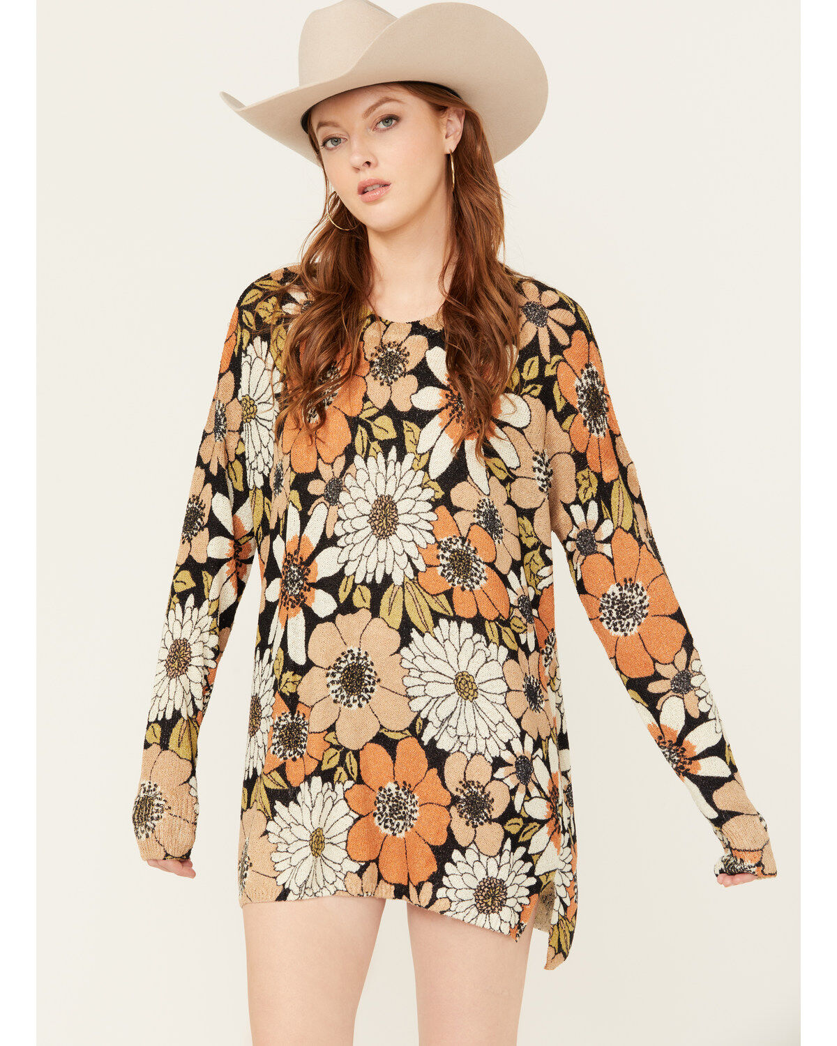 Show Me Your Mumu Women's Floral Print Bonfire Sweater