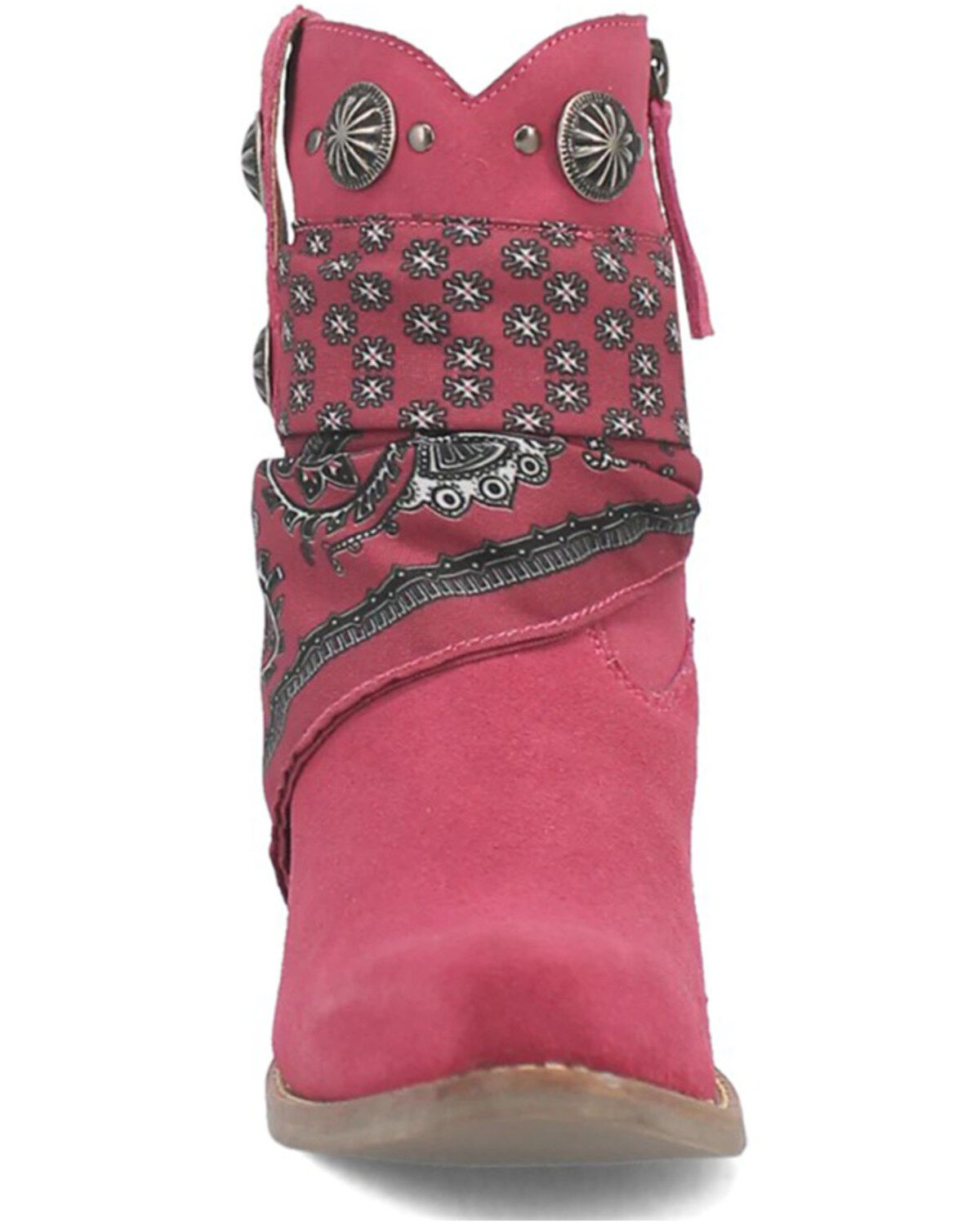 Dingo Women's Suede Bandida Western Booties - Round Toe